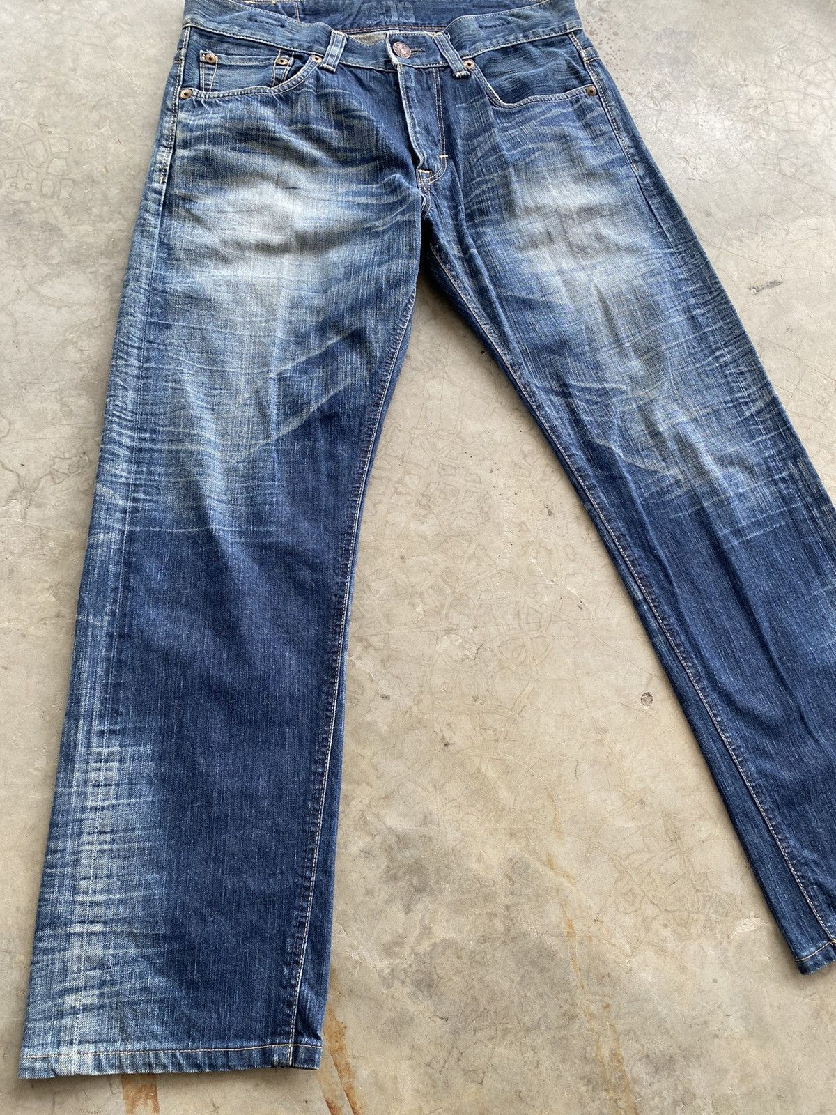 Edwin × Japanese Brand Baggy Jeans Vintage Edwin 503 Distressed Size US 34 / EU 50 - 8 Thumbnail
