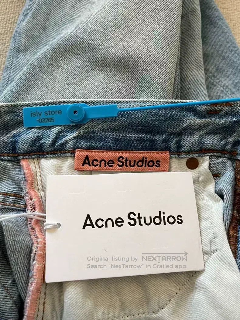 Acne Studios Acne Studios Washed cleanfit low-rise loose fit straight-l Size US 29 - 4 Thumbnail