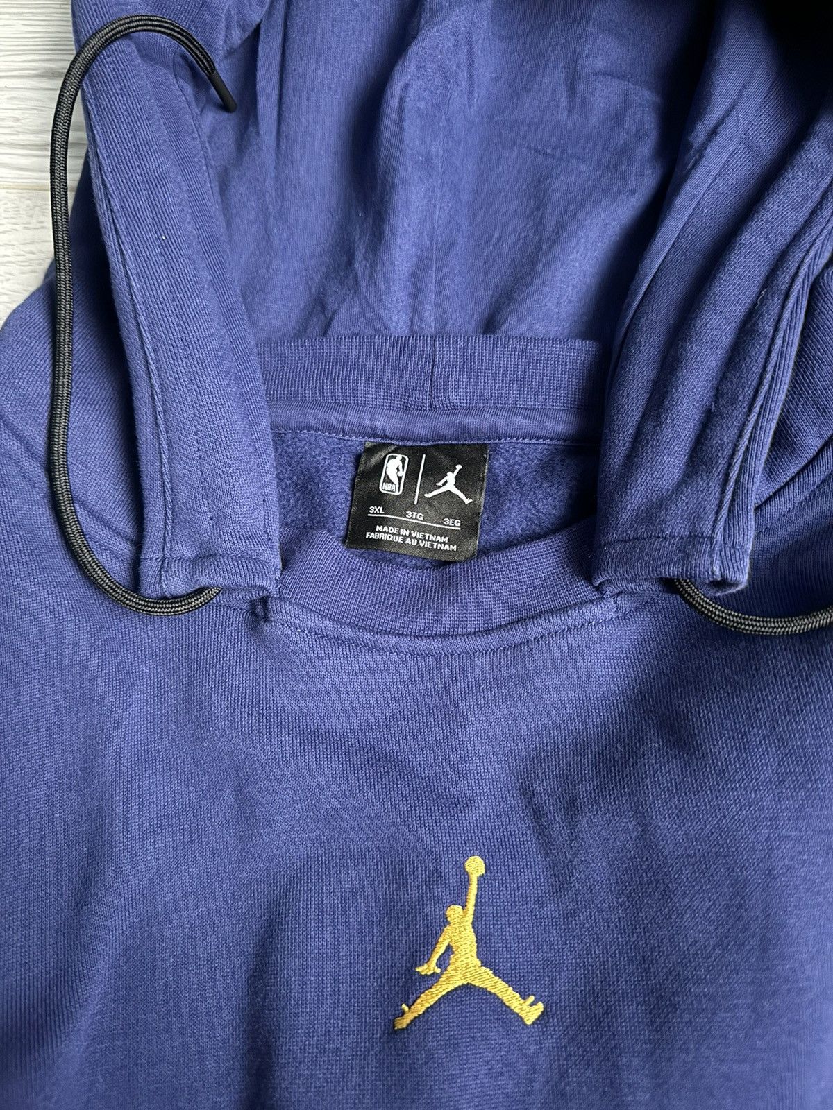 Jordan Brand × NBA Jordan NBA Oversized Hoodie Warriors Golden State Size US XXL / EU 58 / 5 - 4 Thumbnail