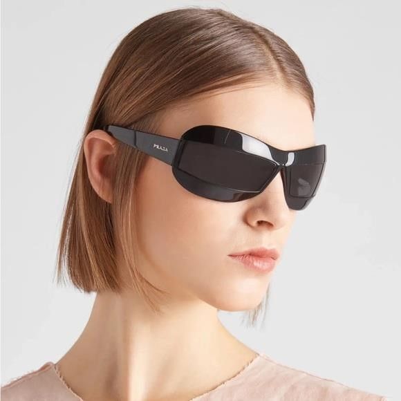 Prada New Authentic Prada Runway SPR30Y-1AB-5S0 120 3N Sunglasses- Size ONE SIZE - 9 Thumbnail