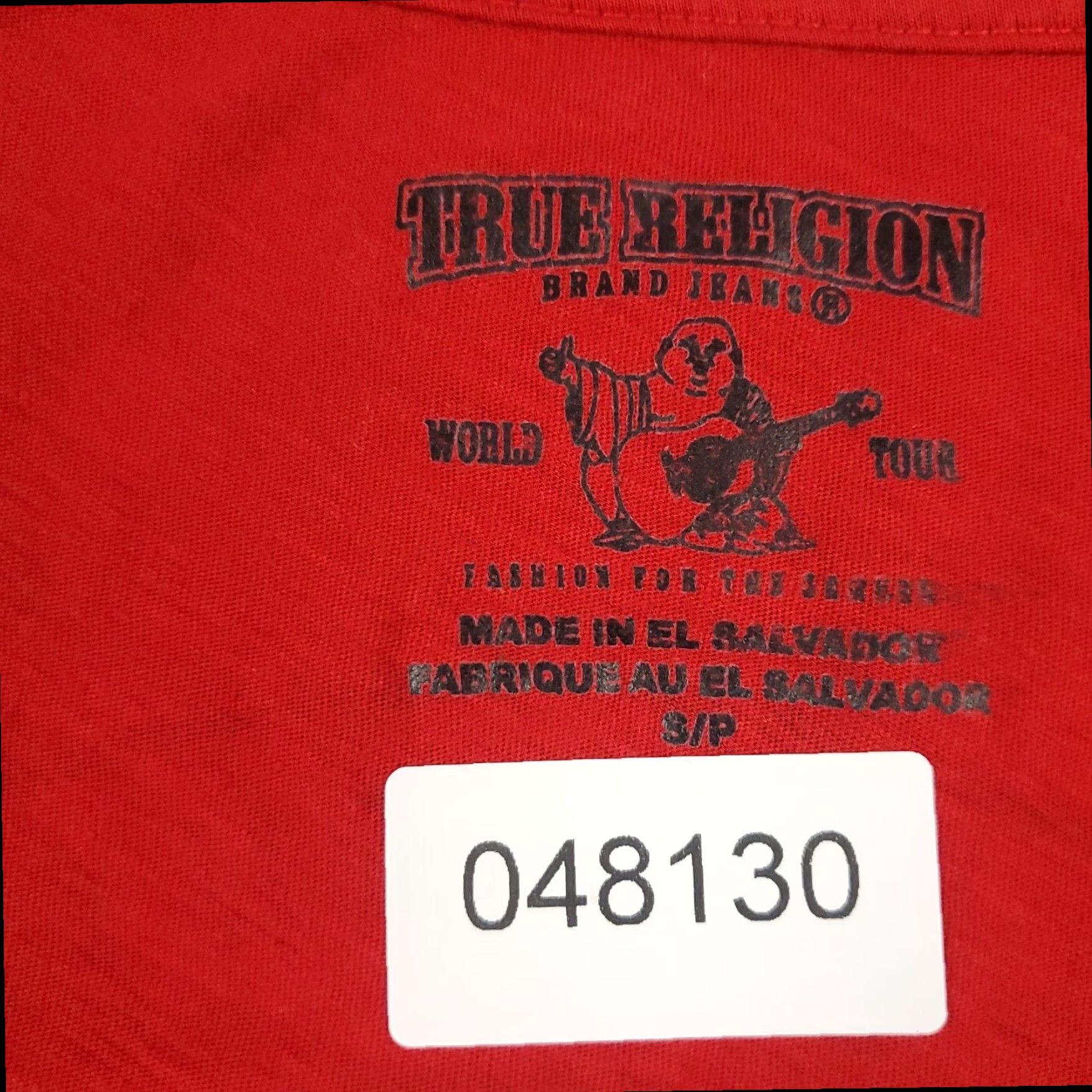 True Religion True Religion Womens Small Red Casual Short Sleeve Ladies T Shirt Size S / US 4 / IT 40 - 7 Thumbnail