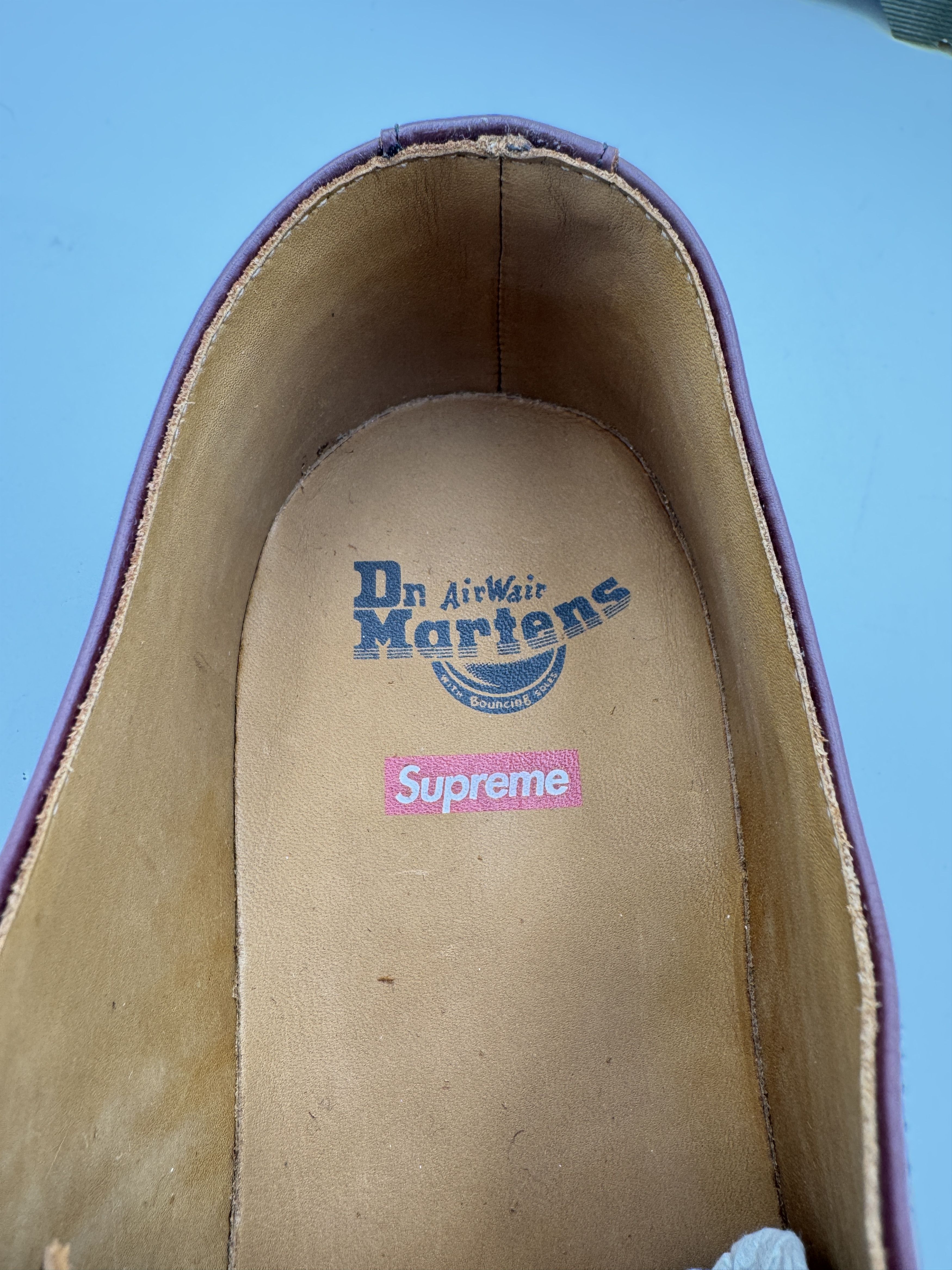 Dr. Martens × Supreme Supreme Sacred Heart 3-Eye Oxford Oxblood Red Size US 11 / EU 44 - 6 Thumbnail