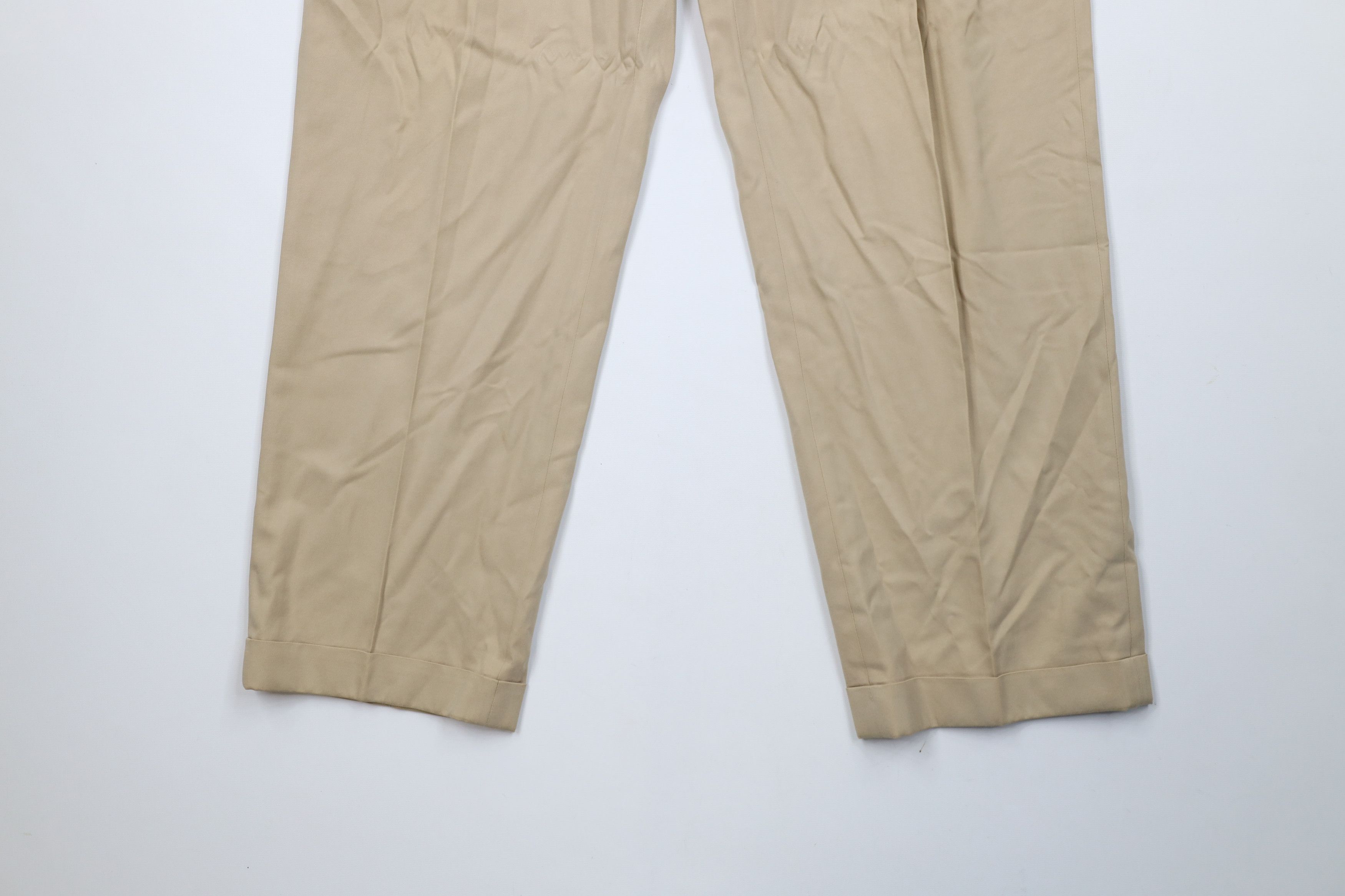 Brooks Brothers × Vintage Vintage 90s Brooks Brothers Country Club Chino Pants Beige Size US 34 / EU 50 - 4 Thumbnail