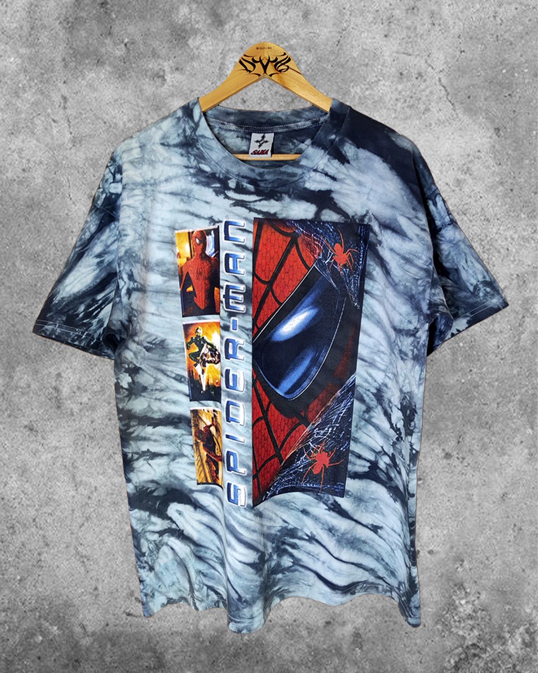 Marvel Comics × Vintage 2002 Spider-Man 1 mexican bootleg tie dye tee 🕷️ Size US XL / EU 56 / 4 - 1 Thumbnail