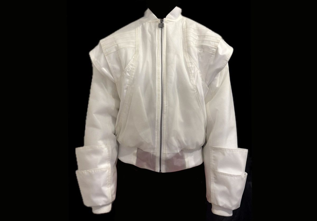 Other Unvain Studios White Bomber Jacket Size S / US 4 / IT 40 - 1 Thumbnail