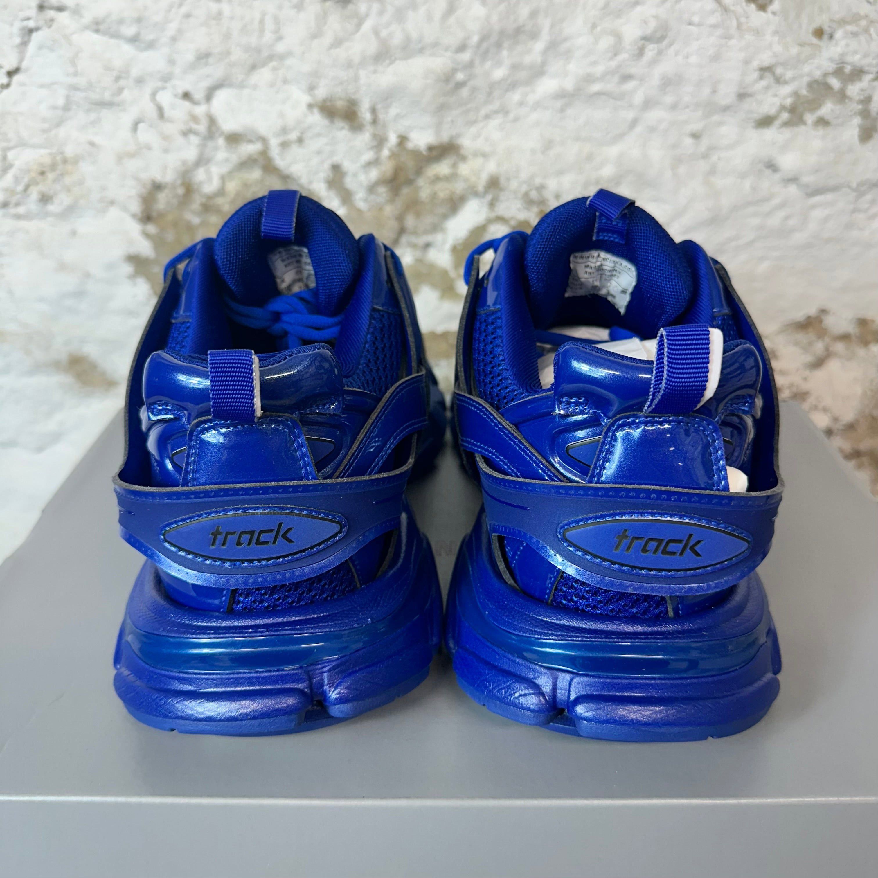 Balenciaga Balenciaga Track Runner Royal Blue Patent Sz 12 (45) NEW Size US 12 / EU 45 - 5 Thumbnail