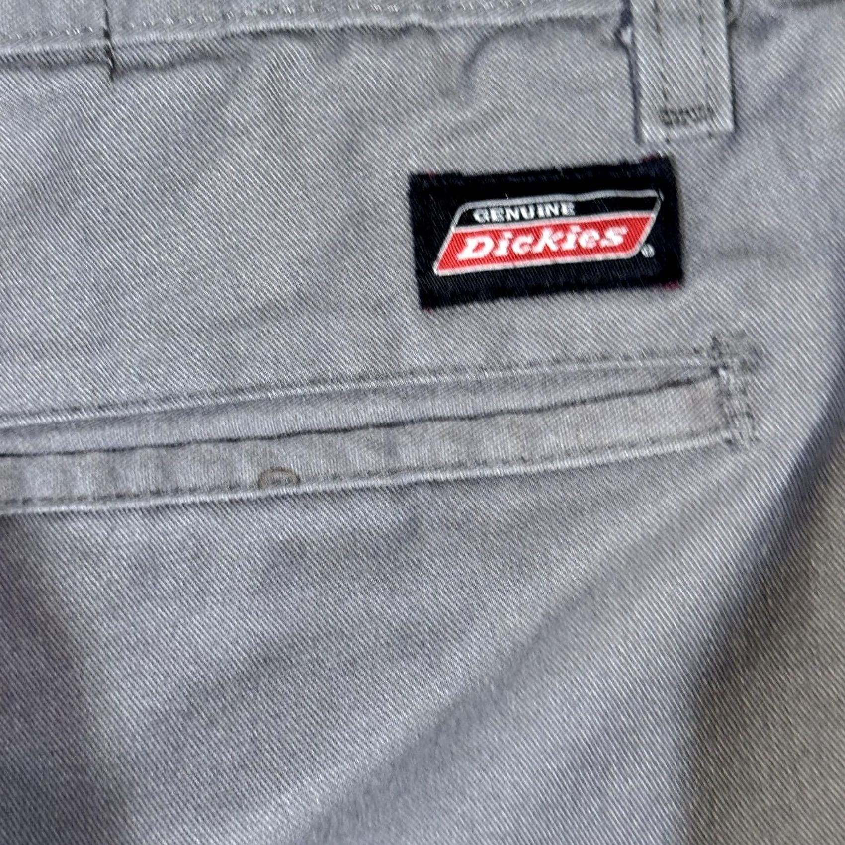 Dickies Dickies Work Pants Mens 34x34 Gray Utility Straight Leg Twill Cell Phone Pocket Size US 34 / EU 50 - 4 Thumbnail