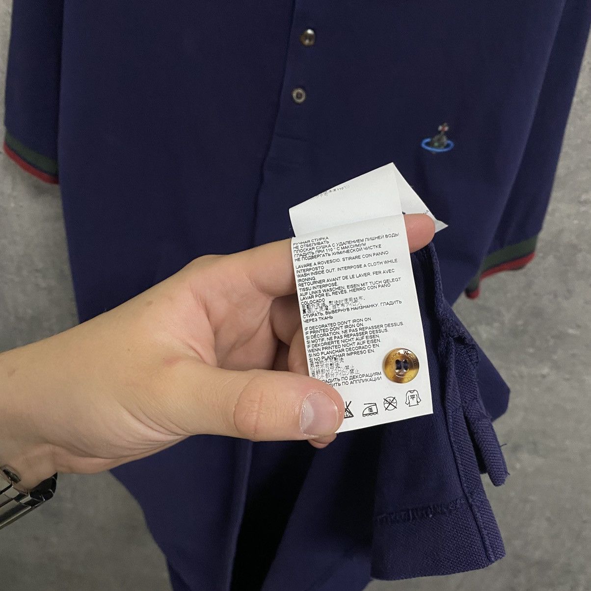 Vivienne Westwood Vivienne Westwood Polo T-Shirt Vintage Small Orb Logo Luxury Size US XL / EU 56 / 4 - 8 Thumbnail