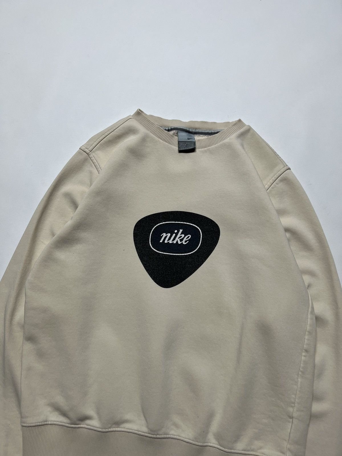 Nike × Vintage Vintage Y2k Nike 💛 Big Logo Crewneck Sweatshirt 00’s Size S / US 4 / IT 40 - 2 Thumbnail