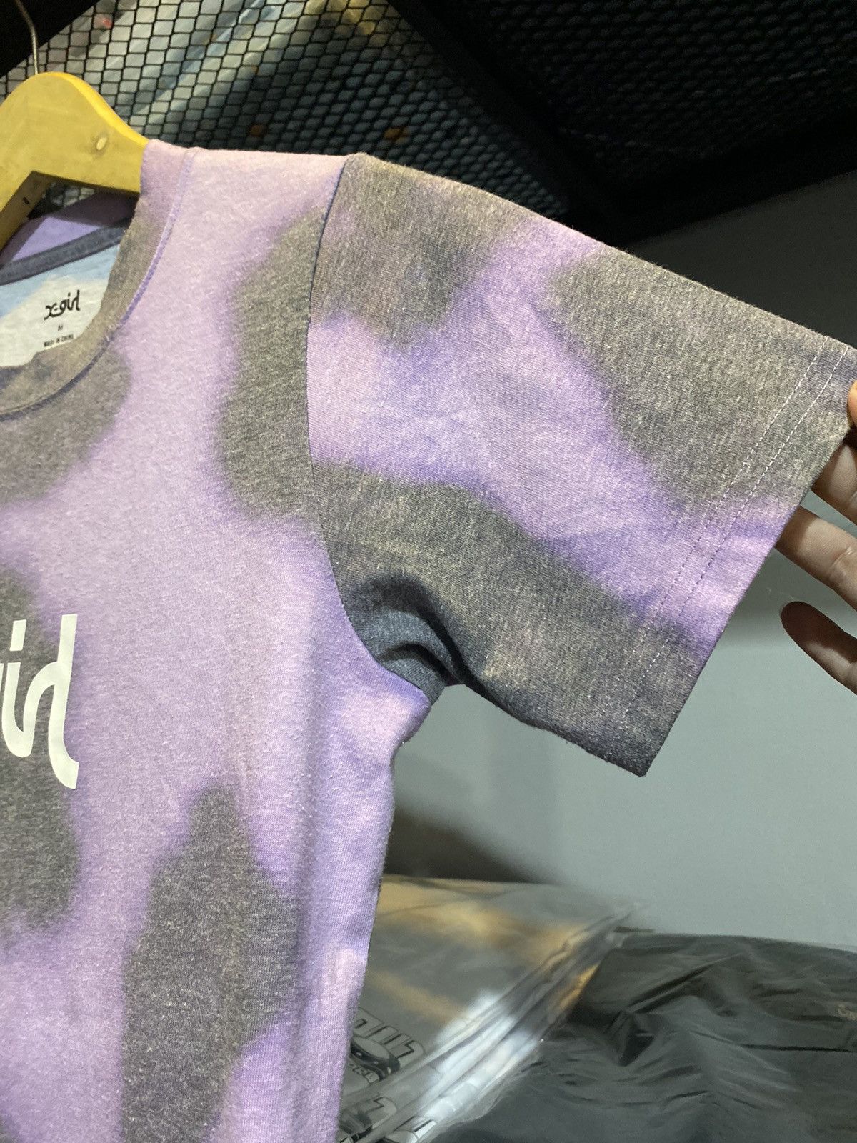 Japanese Brand X-girl Purple Dyed Logo Print Japanese Brand Tshirt Size M / US 6-8 / IT 42-44 - 4 Thumbnail
