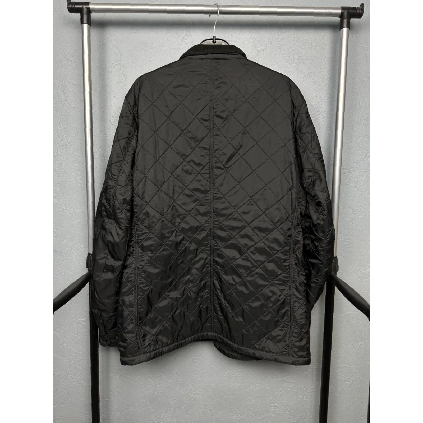 Barbour Barbour International Mens Ariel Polarquilt Quilted Jacket Barbour Jacket XXL Black Quilted 2XL Men Size US XXL / EU 58 / 5 - 8 Thumbnail