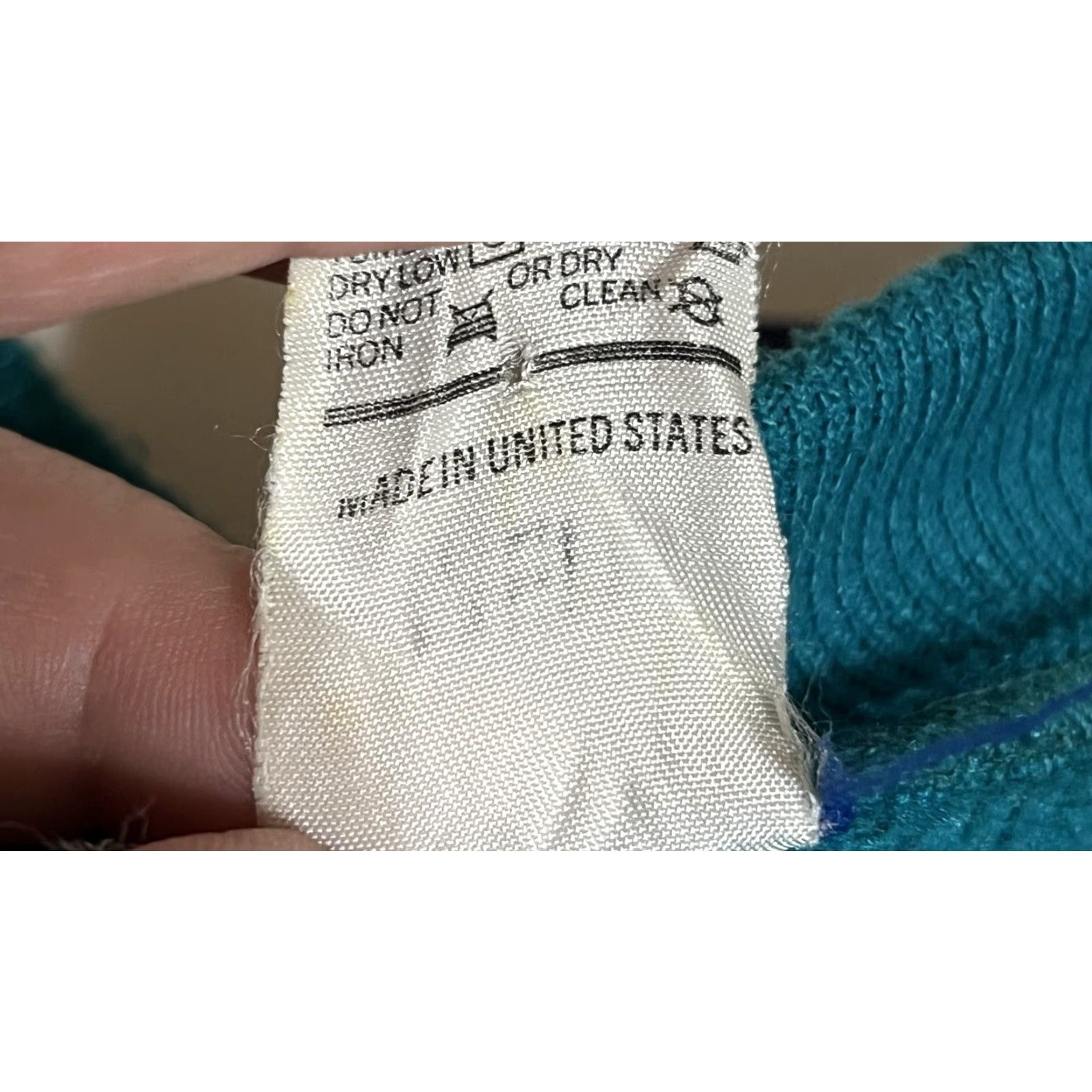 Vintage VINTAGE Handmade Sweater Vest Womens M Cotton Blend 80s Floral Green Knit Sleeveless Medium Girls Mens Size M / US 6-8 / IT 42-44 - 8 Thumbnail