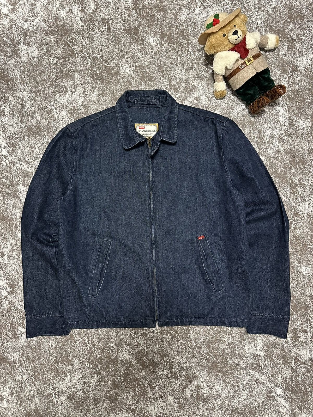 Levi's Vintage Clothing Levis Jacket Sta-prest Jeans Denim Vintage American Style Size US M / EU 48-50 / 2 - 1 Thumbnail