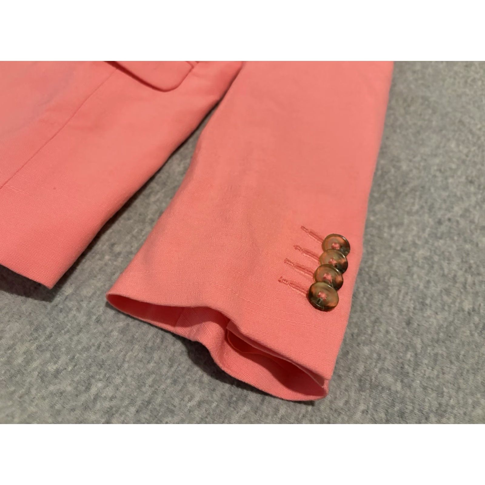 Mr Turk MR TURK Pink Kennedy Jacket Blazer Sport Coat Mens 40 NWT Solid 2 Button Pink Mens Blazer Jacket Sport Coat NWT 40 Size 40R - 5 Thumbnail