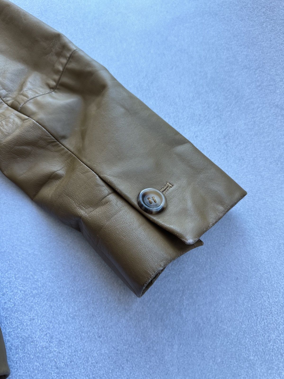 Max Mara × Vintage × Weekend Max Mara Vintage Max Mara x Weekend Woman Leather Buttons Jacket Size M / US 6-8 / IT 42-44 - 21 Thumbnail