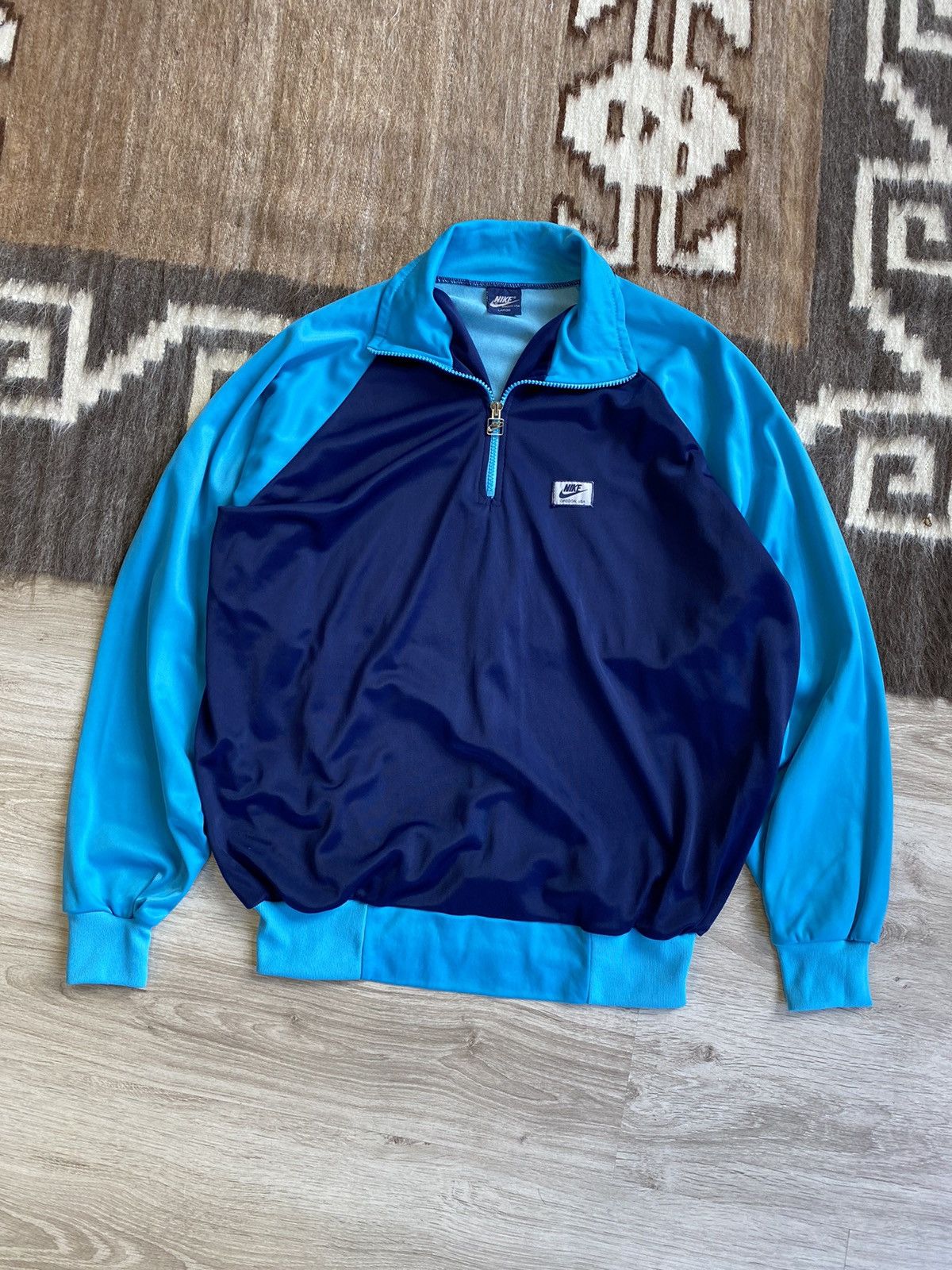 Nike Nike 80s Half 1/4 Zip Pullover Sweatshirt Size US L / EU 52-54 / 3 - 1 Thumbnail