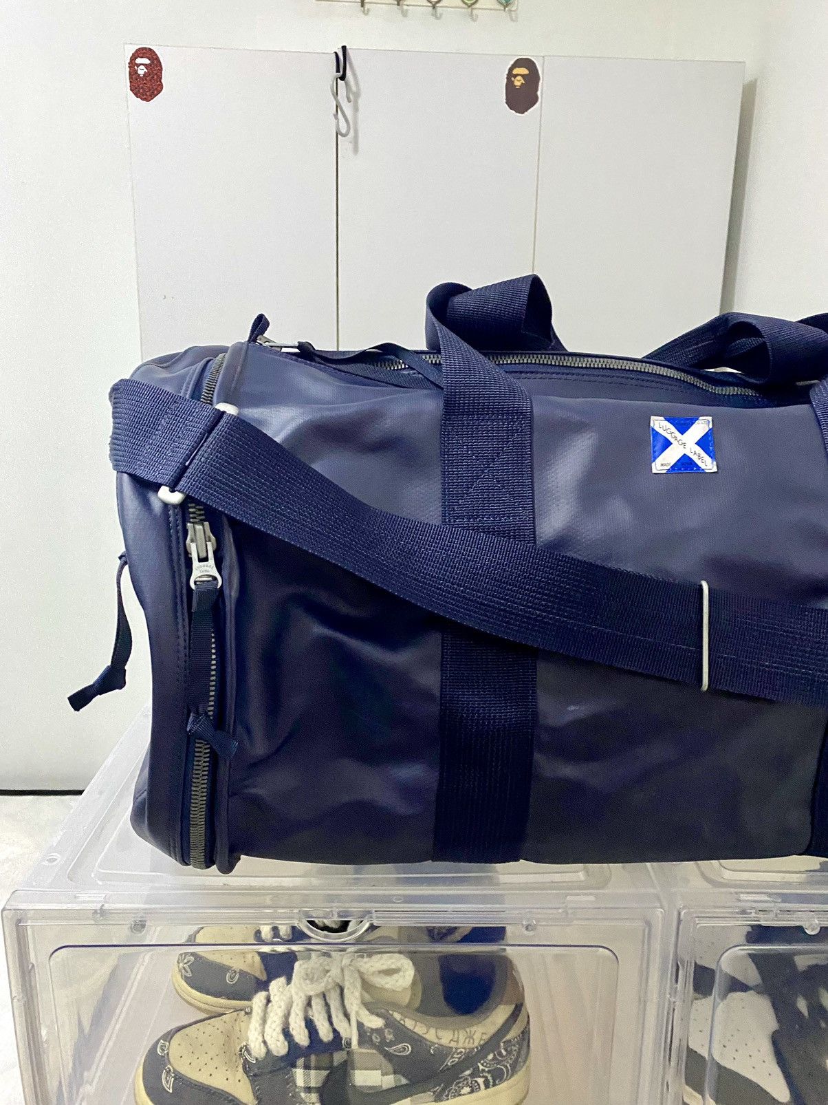 Japanese Brand Luggage Label Boston Travel Sling bag Size ONE SIZE - 3 Thumbnail