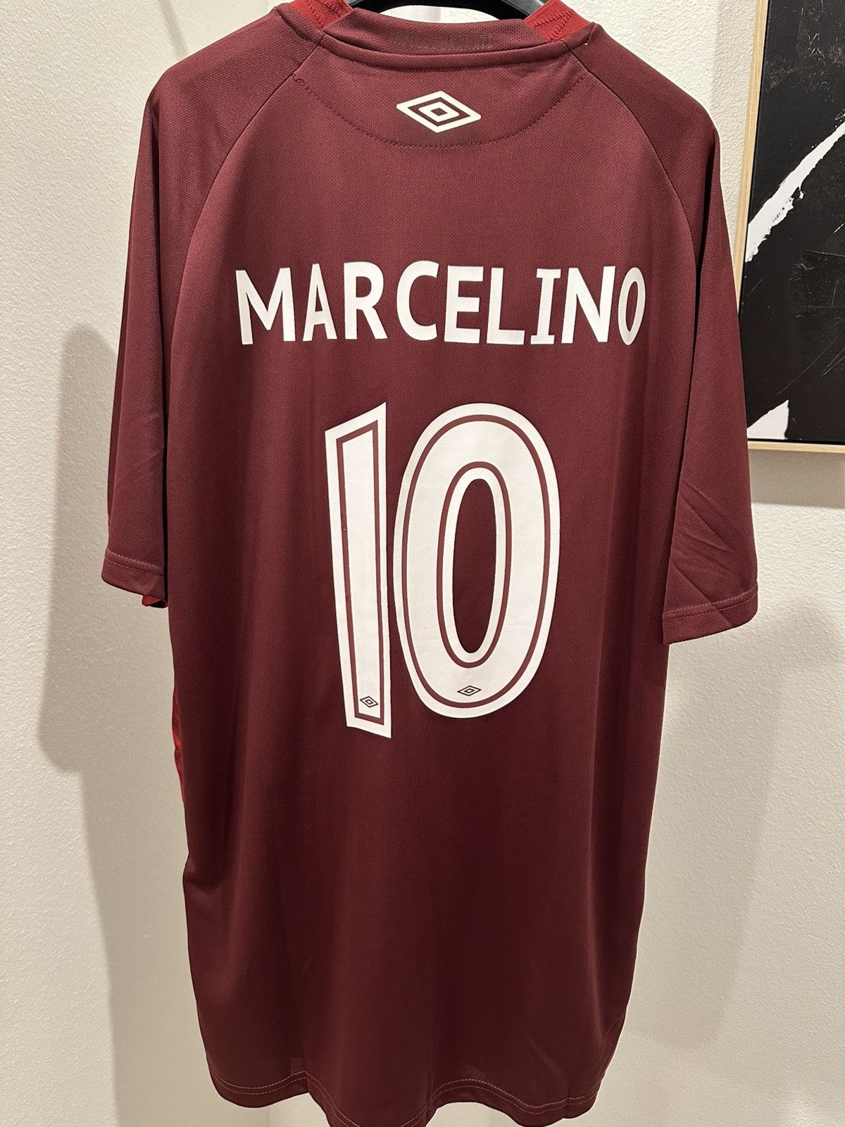 Umbro 2024-25 Club Atletico Lanús Marcelino Moreno Soccer Jersey Size US XL / EU 56 / 4 - 1 Thumbnail