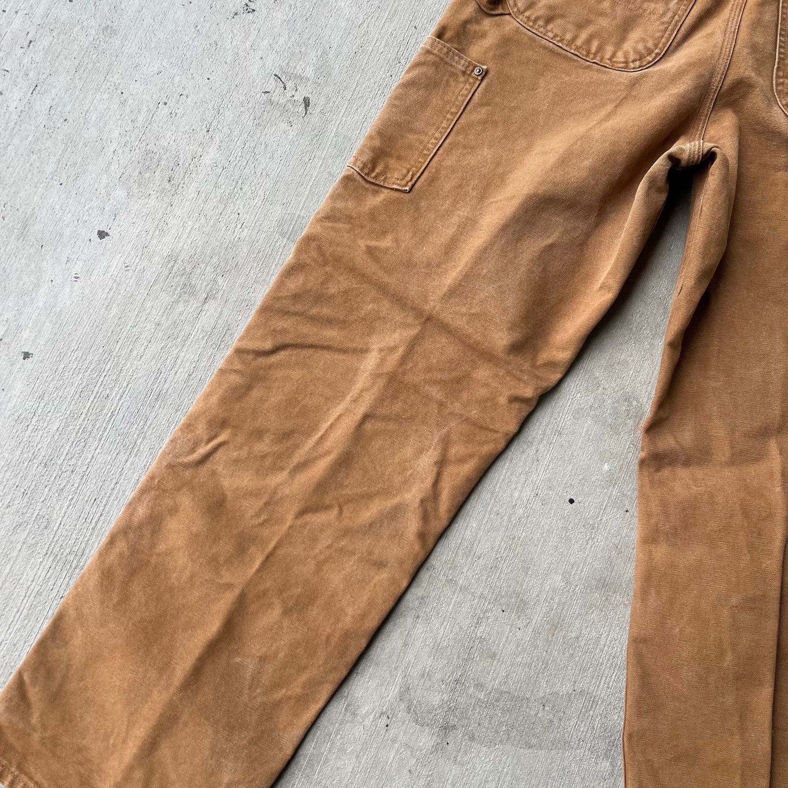 Carhartt × Vintage Carhartt brown double knee work wear carpenter pants Size US 30 / EU 46 - 4 Thumbnail