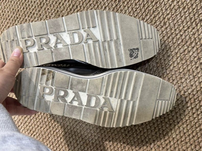 Prada Prada Silver Platform Brogue Shoes Size 36-2506 Size US 6 / IT 36 - 7 Thumbnail