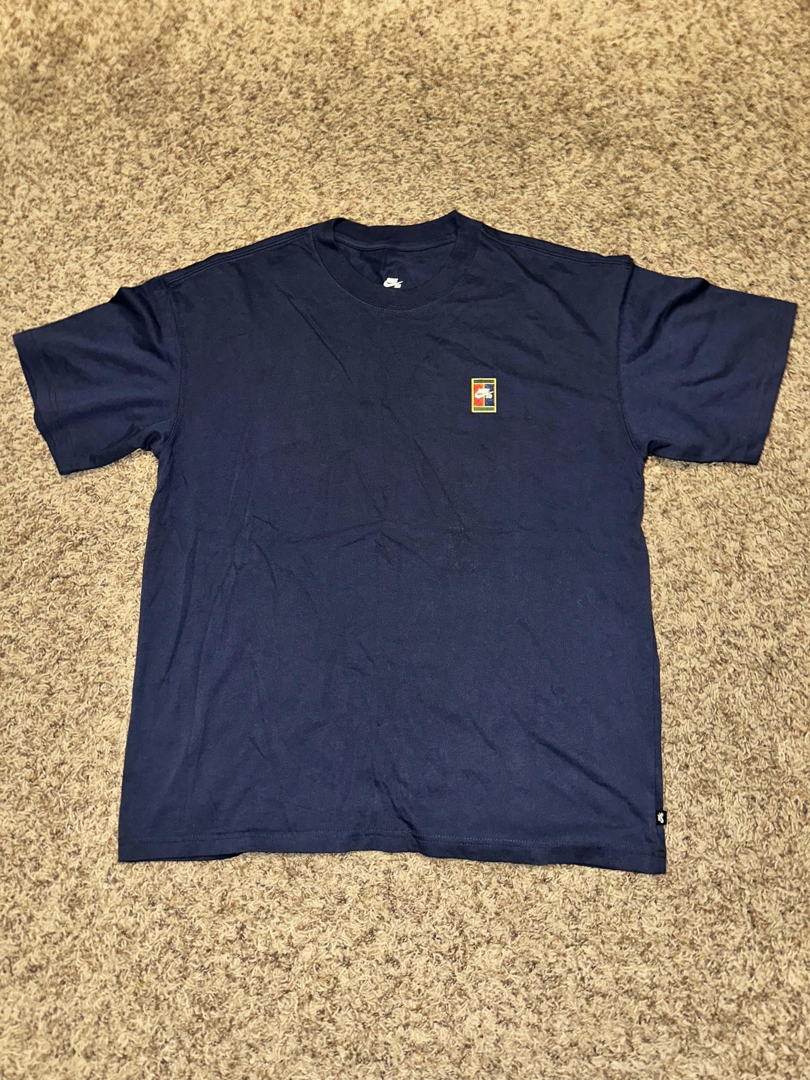 Men's Nike SB Court Header Midnight Navy Shirt Sample