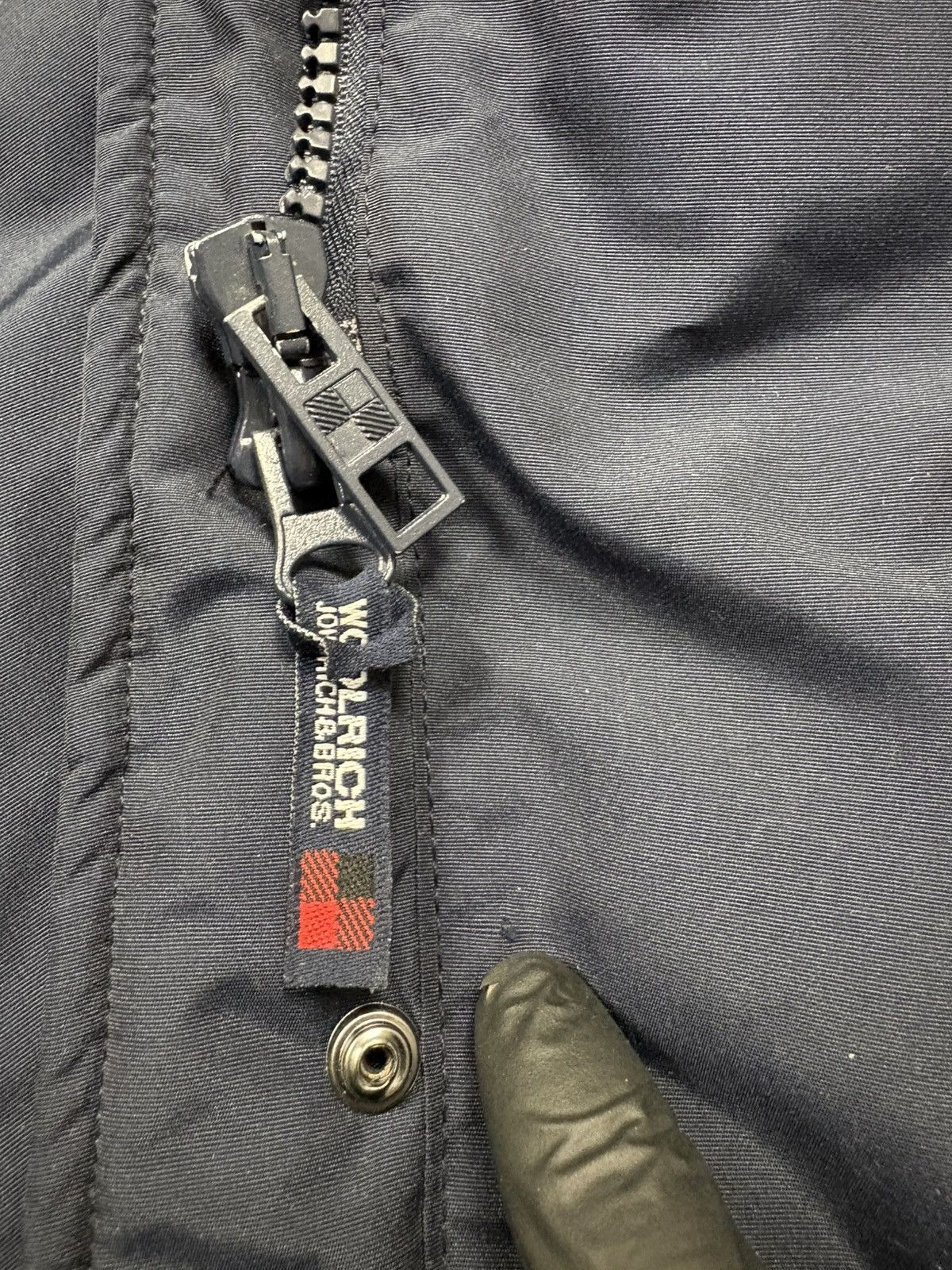 Woolrich Woolen Mills Woolrich John Rich & Bros Arctic Parka Navy Fur Hood XL Rare Size XL / US 12-14 / IT 48-50 - 24 Thumbnail