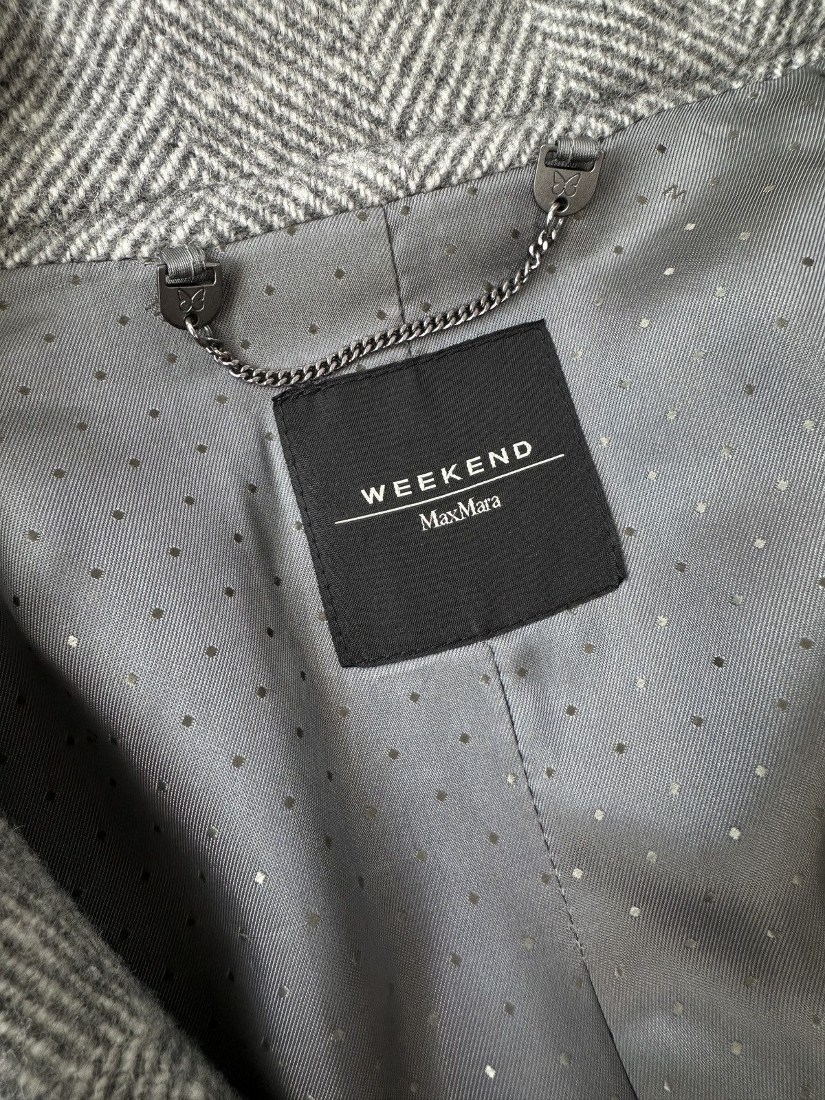 Weekend Max Mara Weekend Max Mara Italy Wool Gray Snap Button Coat size US 10 Size M / US 6-8 / IT 42-44 - 5 Thumbnail