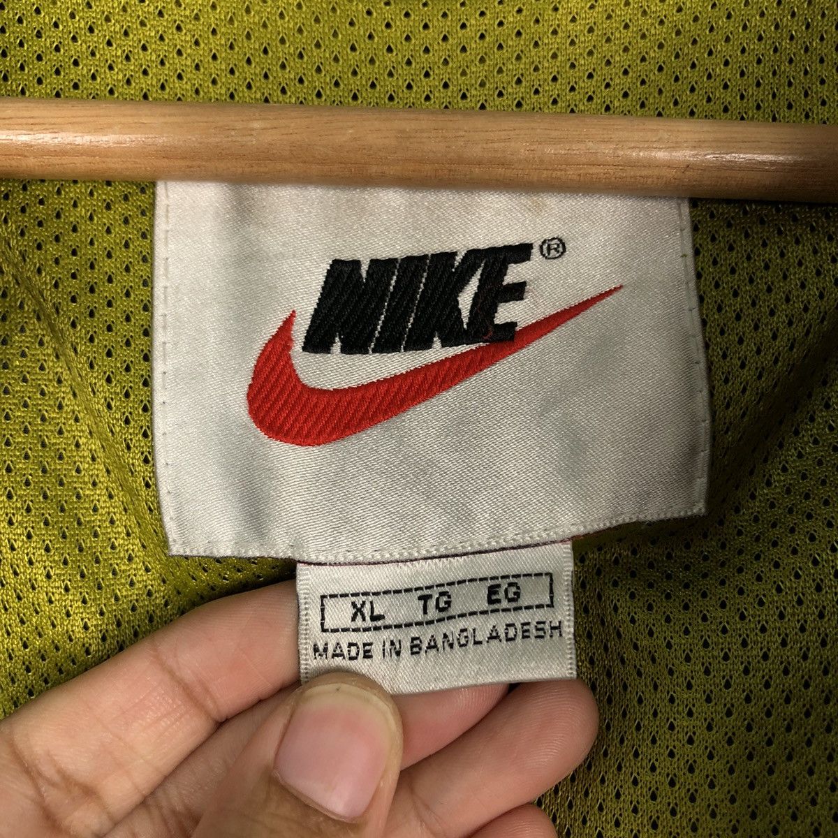 Nike 🔥Vintage Nike Big Swoosh Light Jacket Anorak Pull Over Size US XL / EU 56 / 4 - 20 Thumbnail