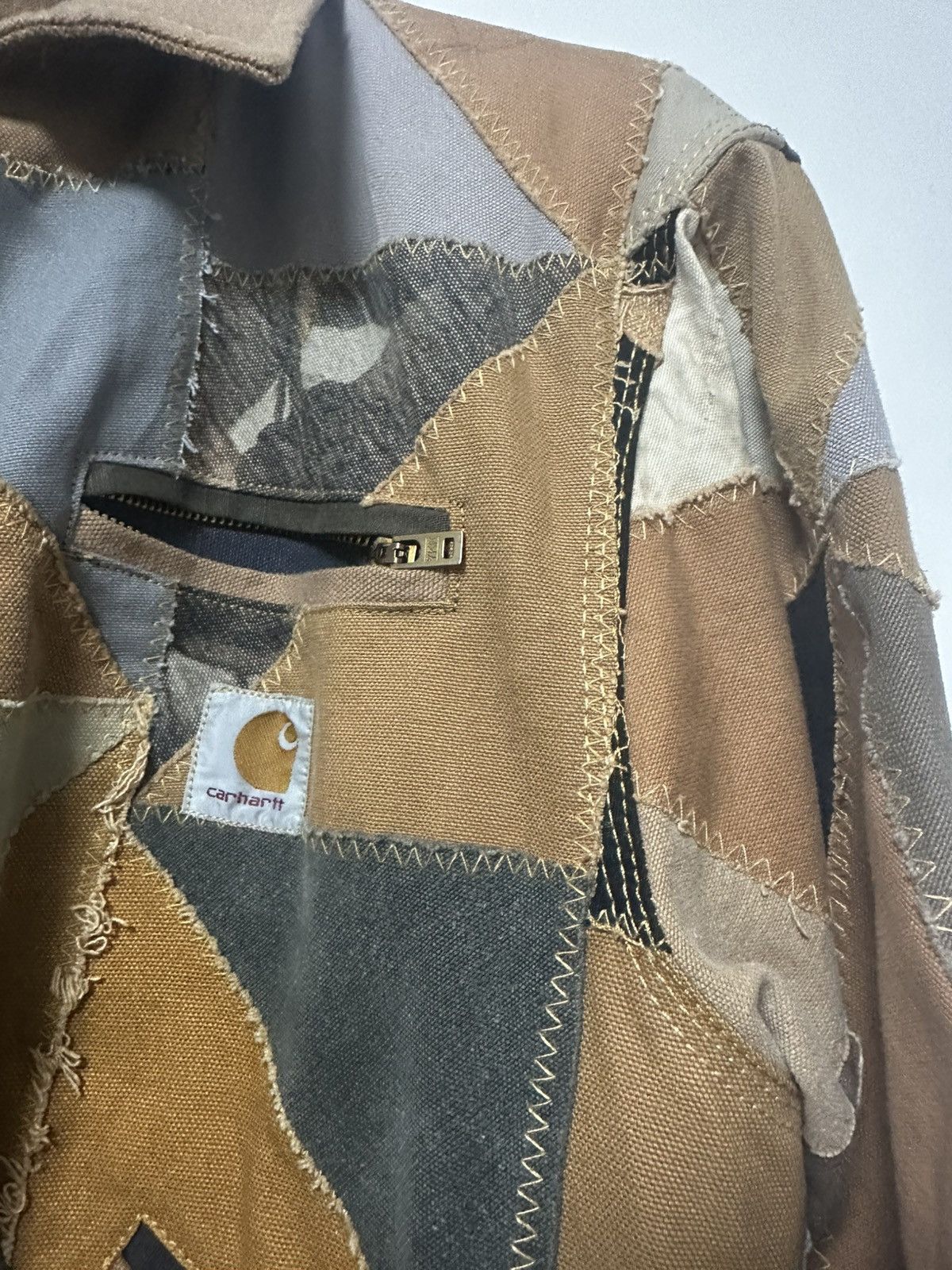 Carhartt Wip Carhartt Patchwork Detroit Jacket Size US M / EU 48-50 / 2 - 9 Thumbnail