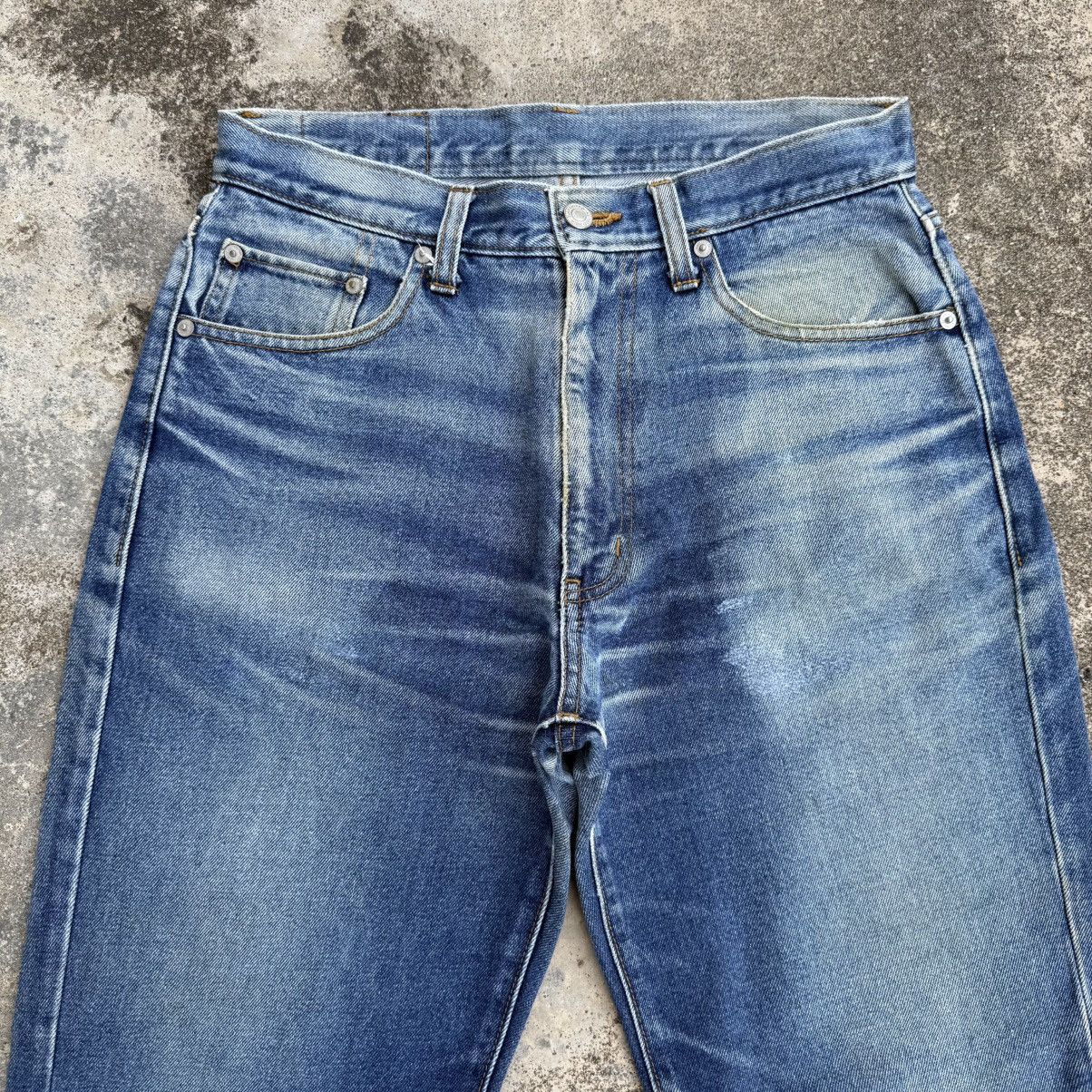 Japanese Brand Vintage OutGear Faded Mud washer Denim Jean Pants W30 Size US 30 / EU 46 - 2 Thumbnail