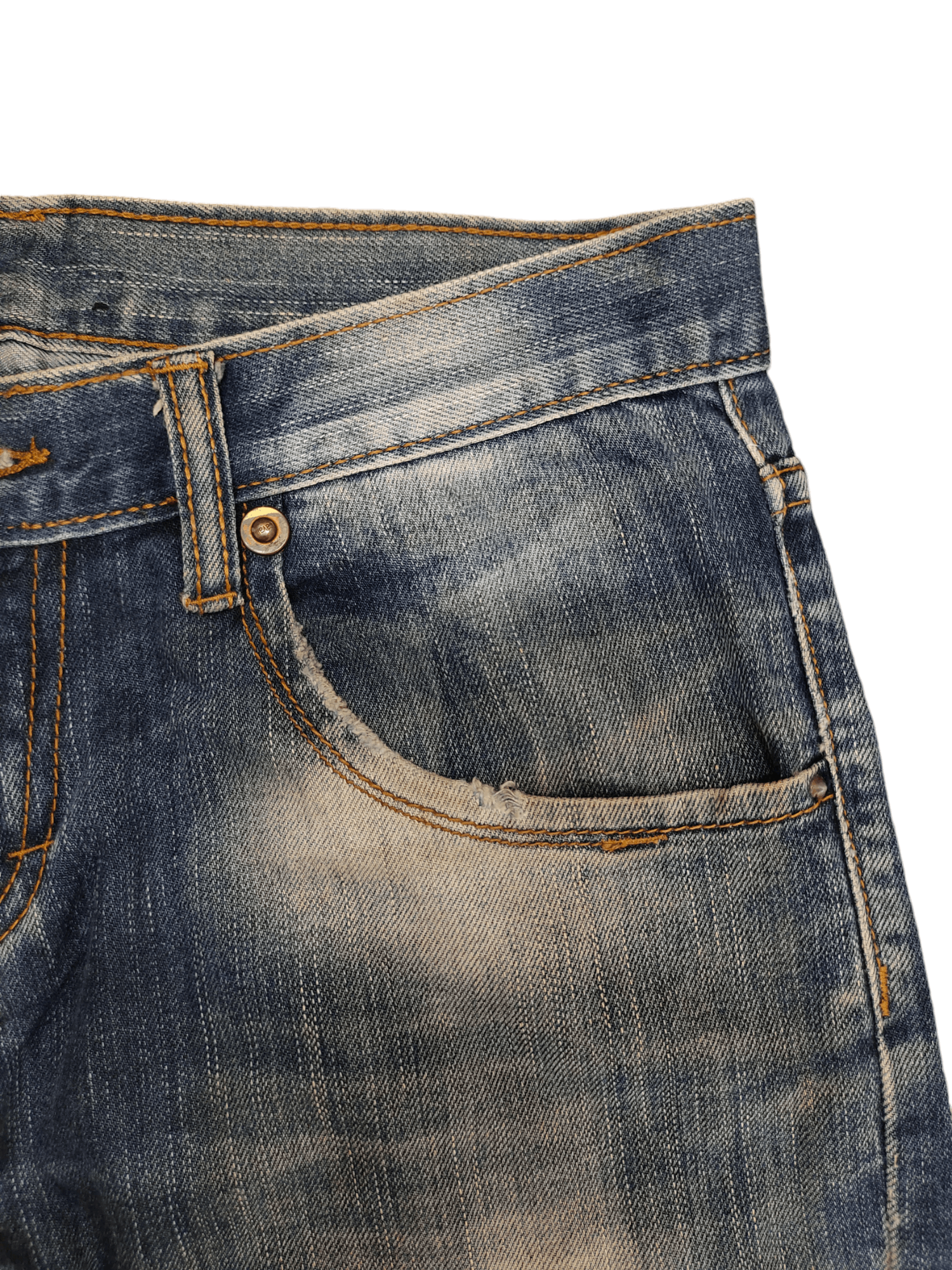 Just Cavalli Just Cavalli Distress Faded Denim Jeans Size US 31 - 4 Thumbnail