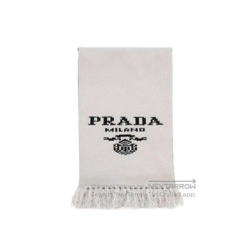 Prada Prada Logo Fringed Double. Size ONE SIZE - 1 Thumbnail