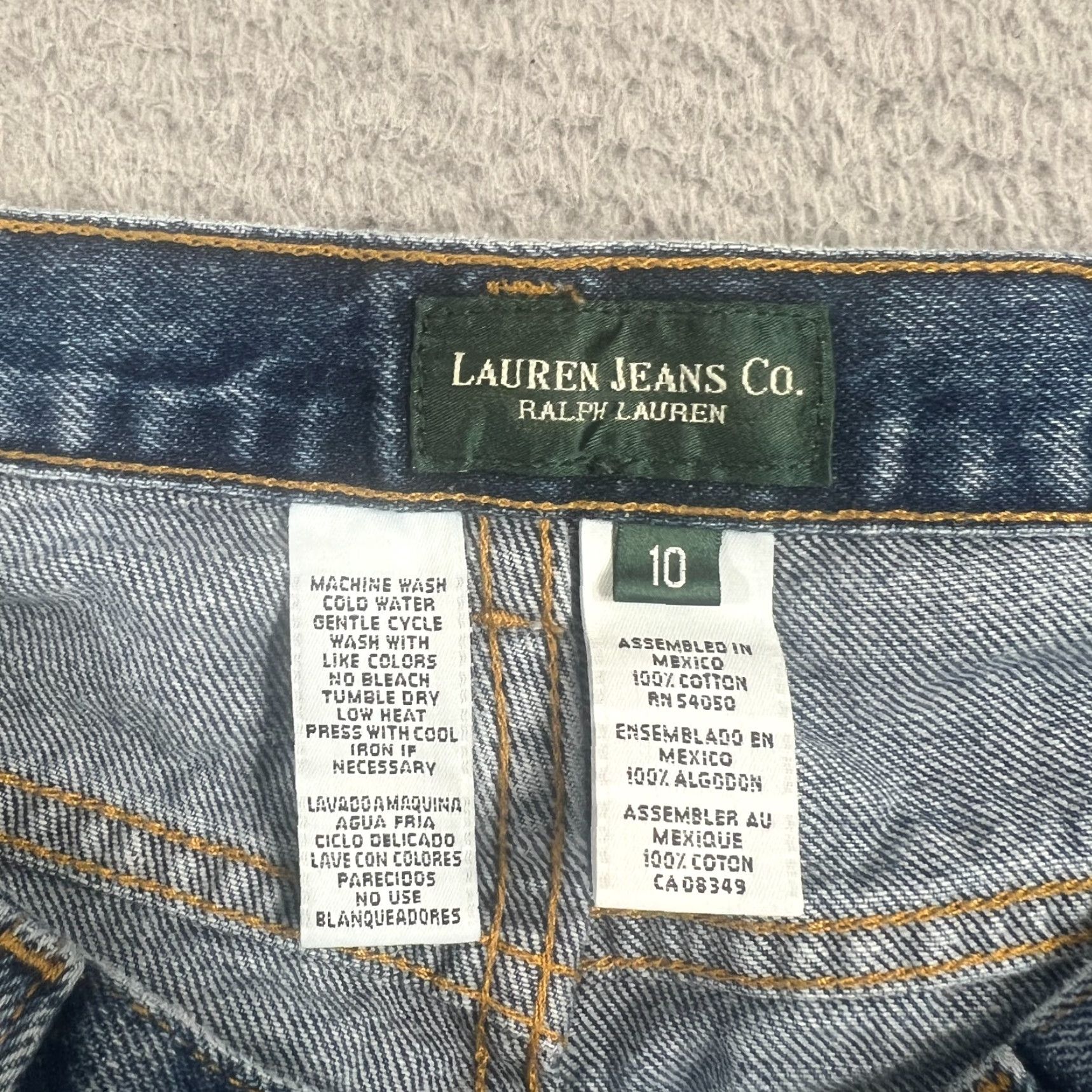 Ralph Lauren VINTAGE Ralph Lauren LRL Jeans Women Straight Jeans Size 10 Blue Size 32" / US 10 / IT 46 - 6 Thumbnail