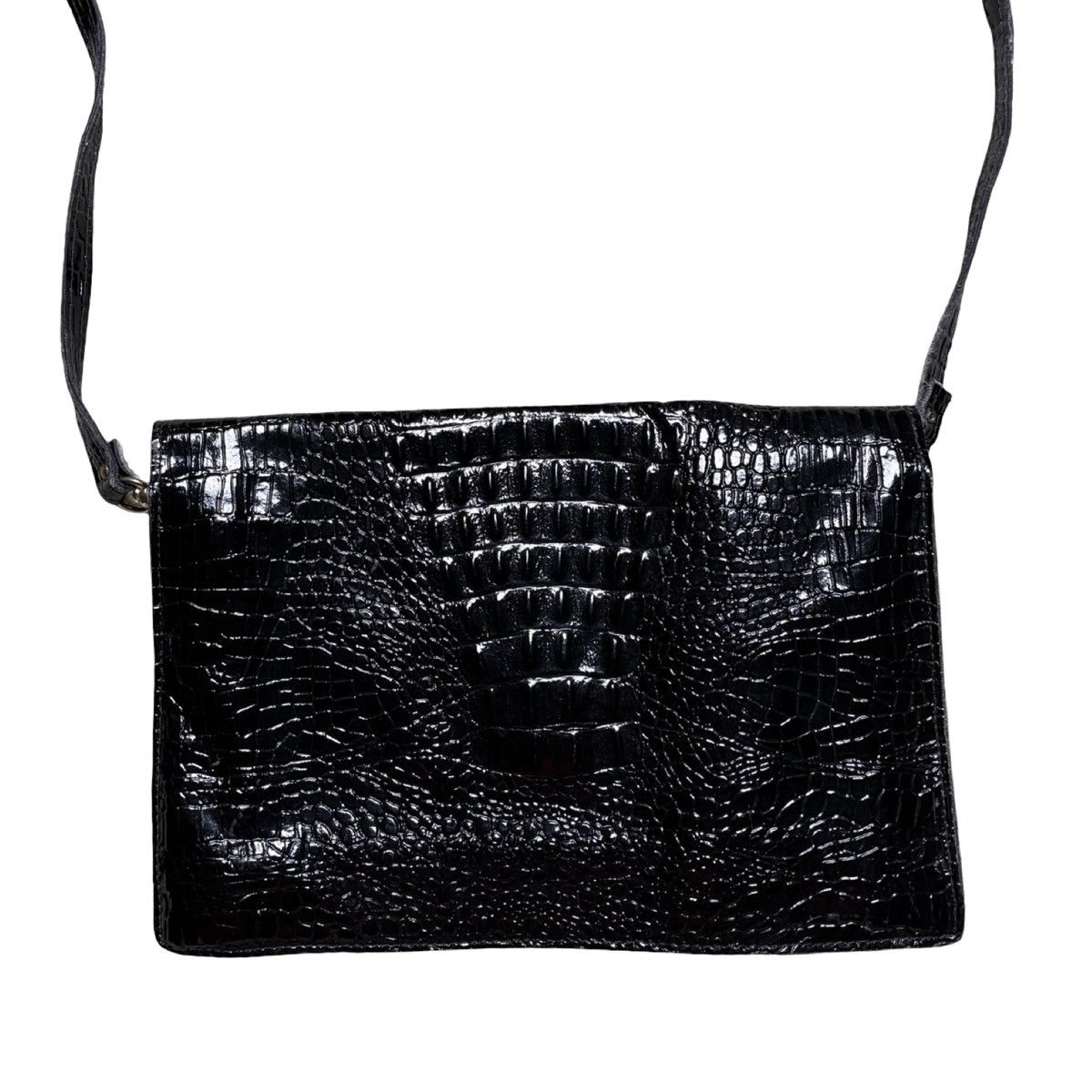 Other Vintage Sudhaus Genuine Leather Croc Alligator Purse Black Size ONE SIZE - 8 Thumbnail