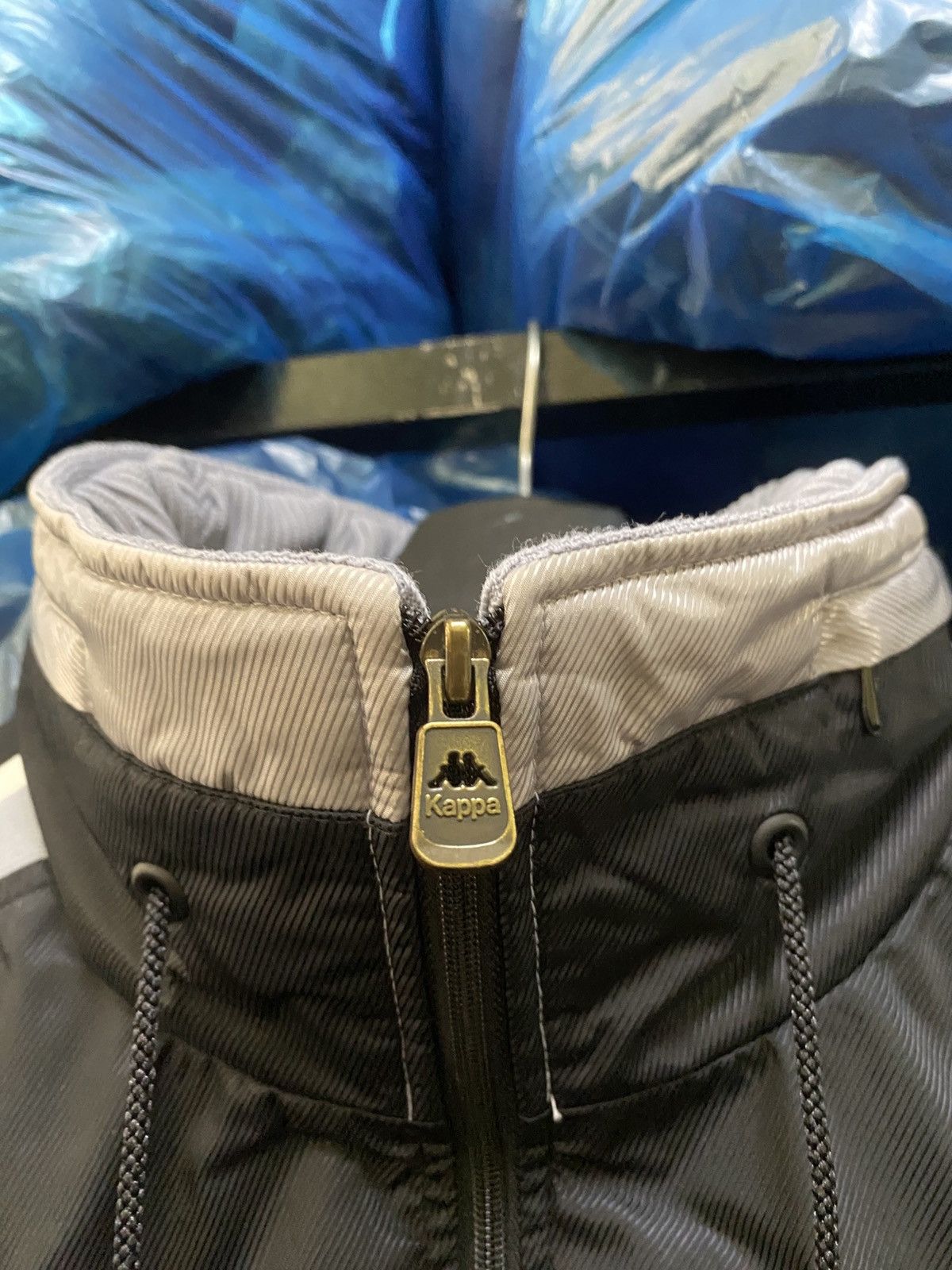 Kappa Vintage Kappa x Juventus Windbreaker Jacket - Black/Grey Size US M / EU 48-50 / 2 - 7 Thumbnail