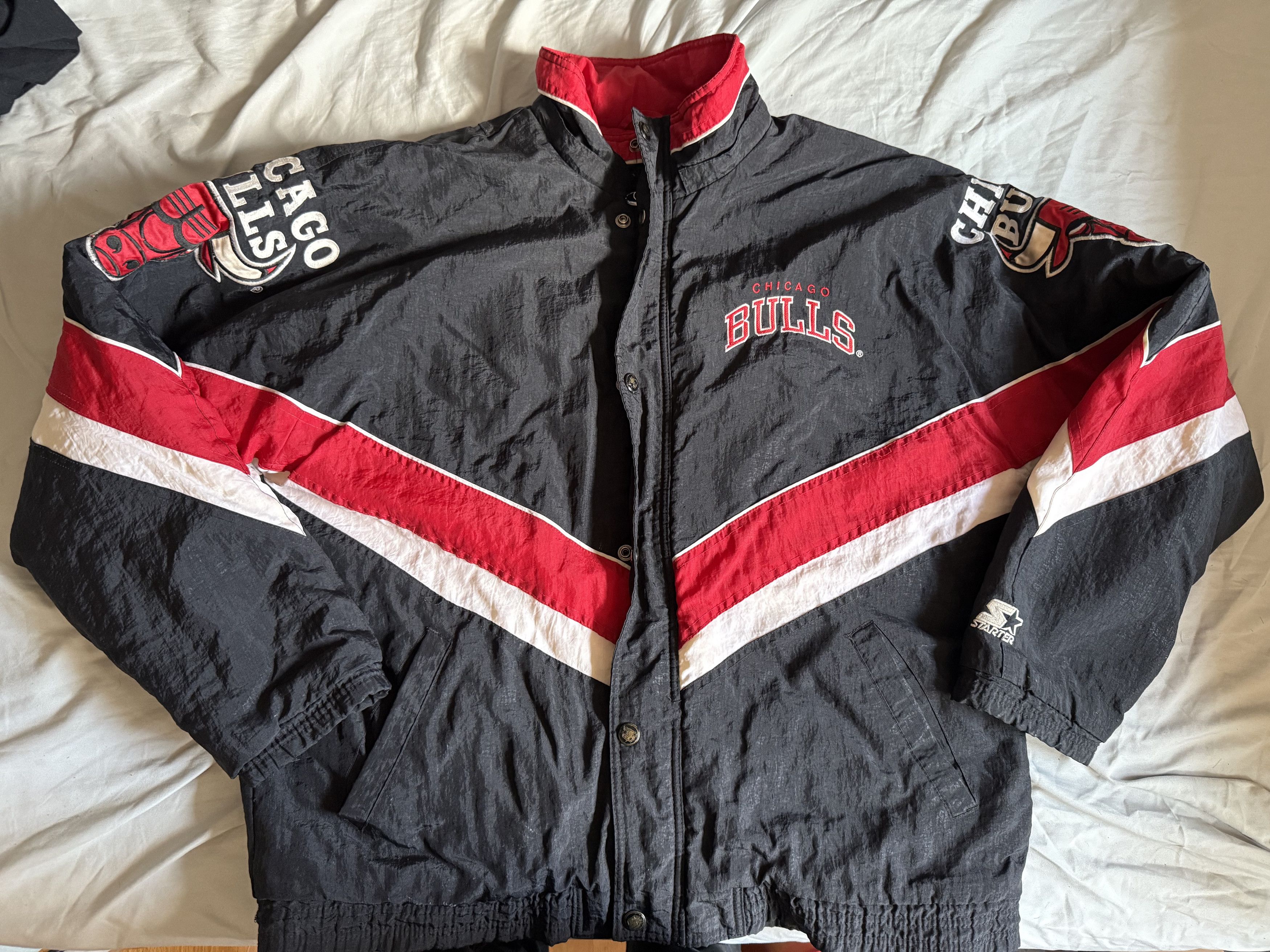 Starter Chicago Bulls Starter Jacket Large Size US L / EU 52-54 / 3 - 2 Thumbnail