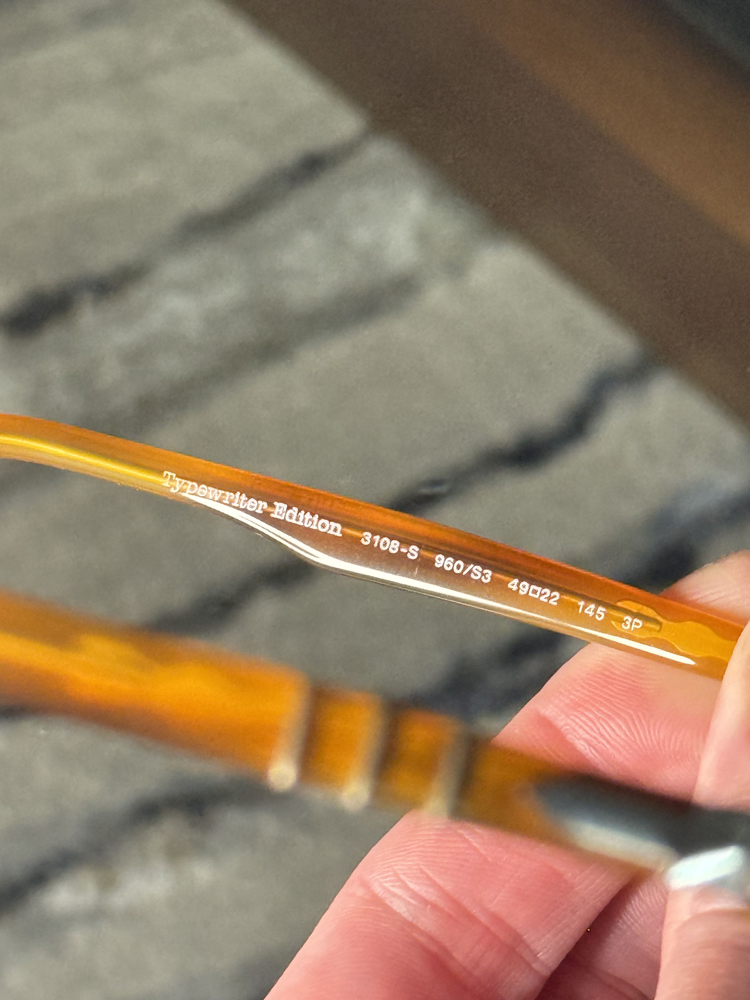 Persol Persol Polarized Sunglassess, Type Writer Edition 0PO3108S Size ONE SIZE - 9 Thumbnail