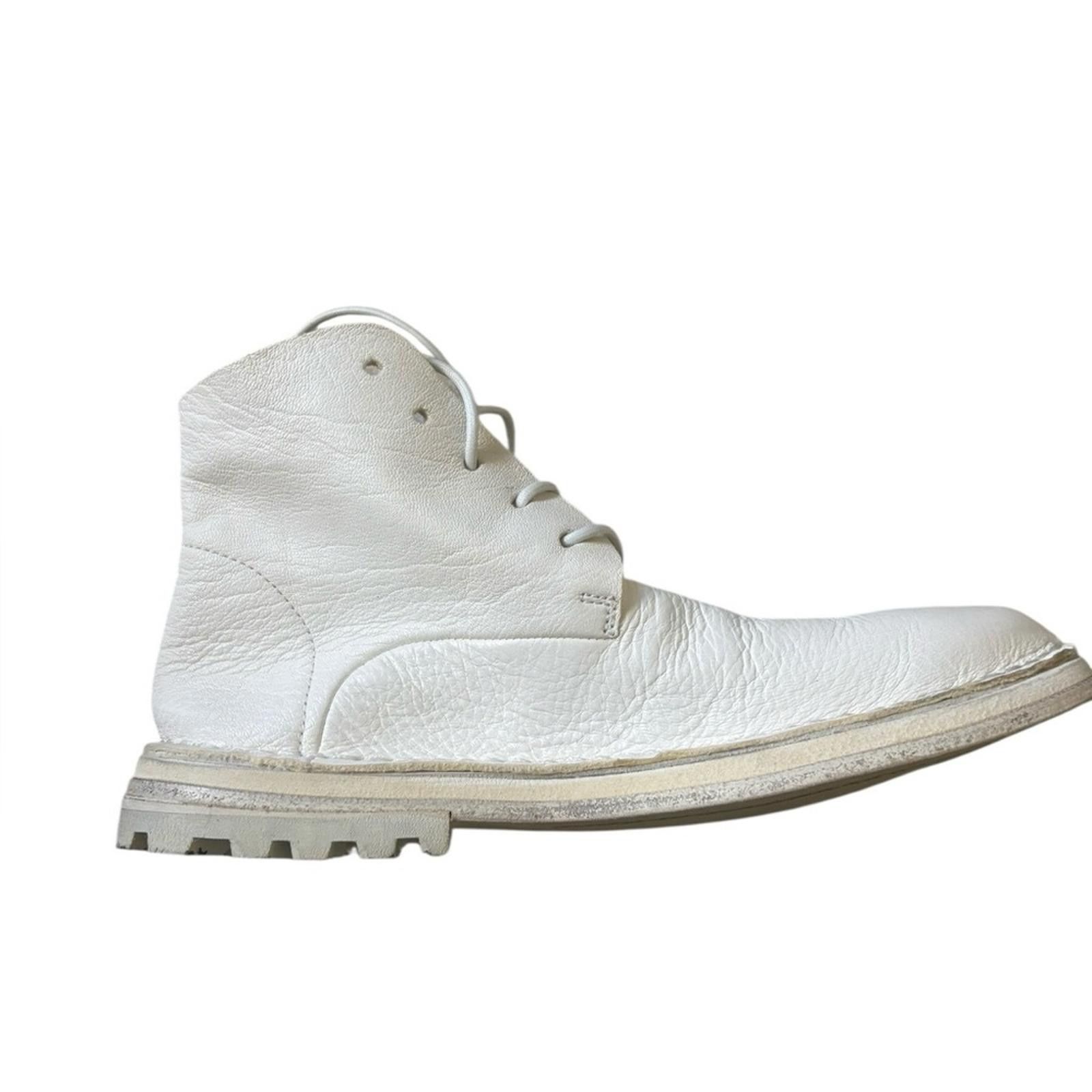 Marsell MARSÈLL Woman Calfskin Lace Up Ankle Boots White Size Size US 6 / IT 36 - 2 Thumbnail