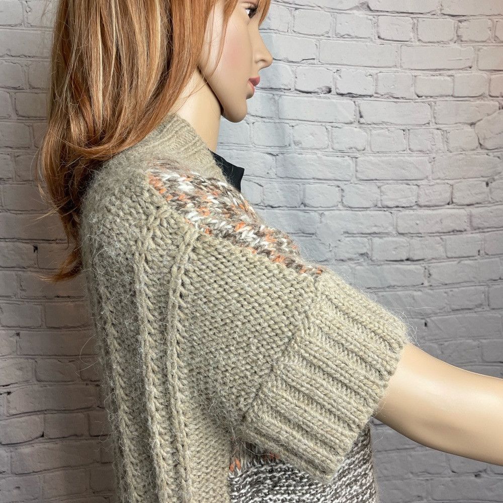 Other Gottardi Collection Brown Knit Long Cardigan Made in Italy Size S / US 4 / IT 40 - 7 Thumbnail