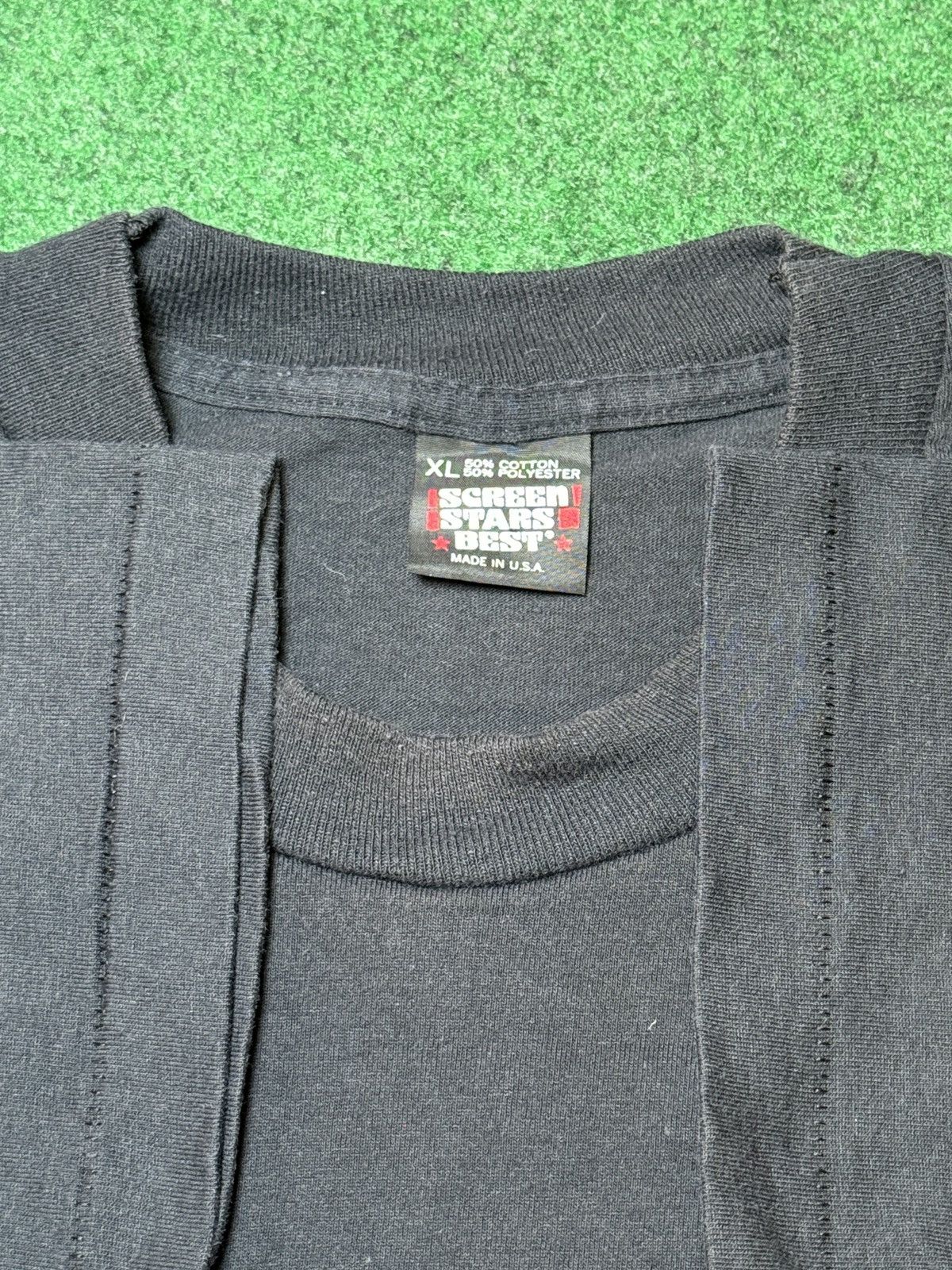 Vintage Vintage 90s Syracuse University New York Black T Shirt Size US XL / EU 56 / 4 - 3 Thumbnail