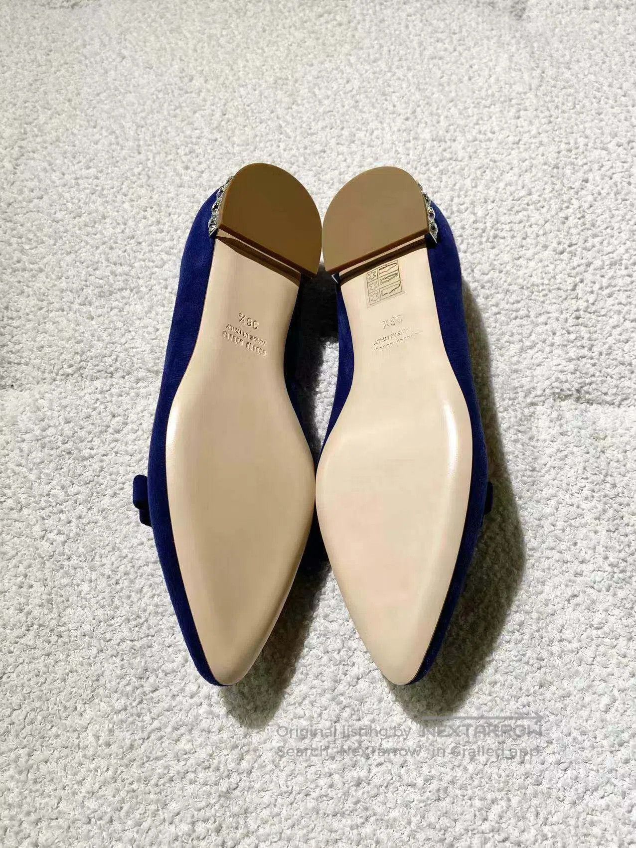 Miu Miu Miu Miu Rhinestone flats| Size US 6 / IT 36 - 8 Thumbnail