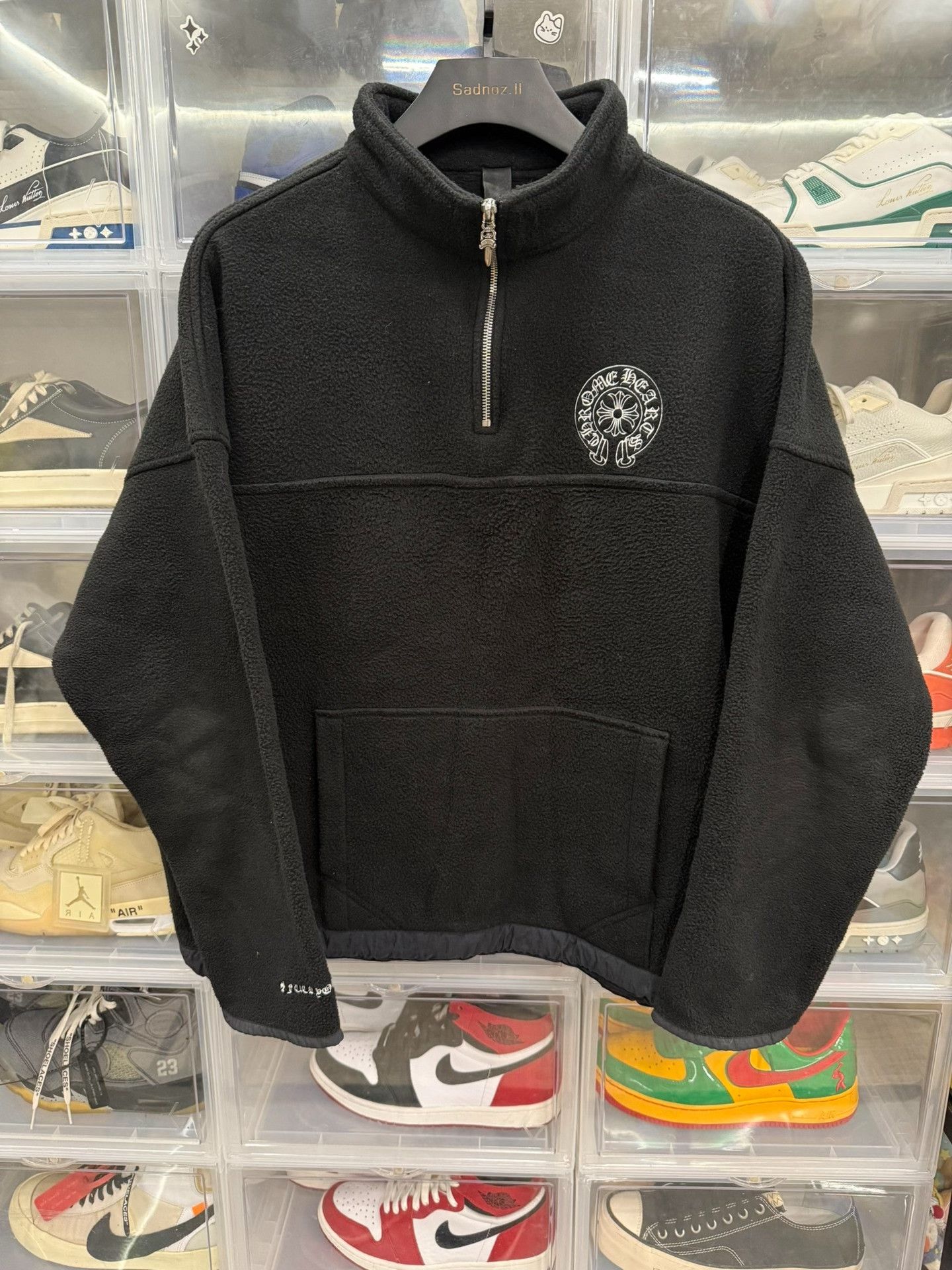 Chrome Hearts Chrome Hearts Half-Zip Fleece Sweatshirt Size US L / EU 52-54 / 3 - 1 Thumbnail