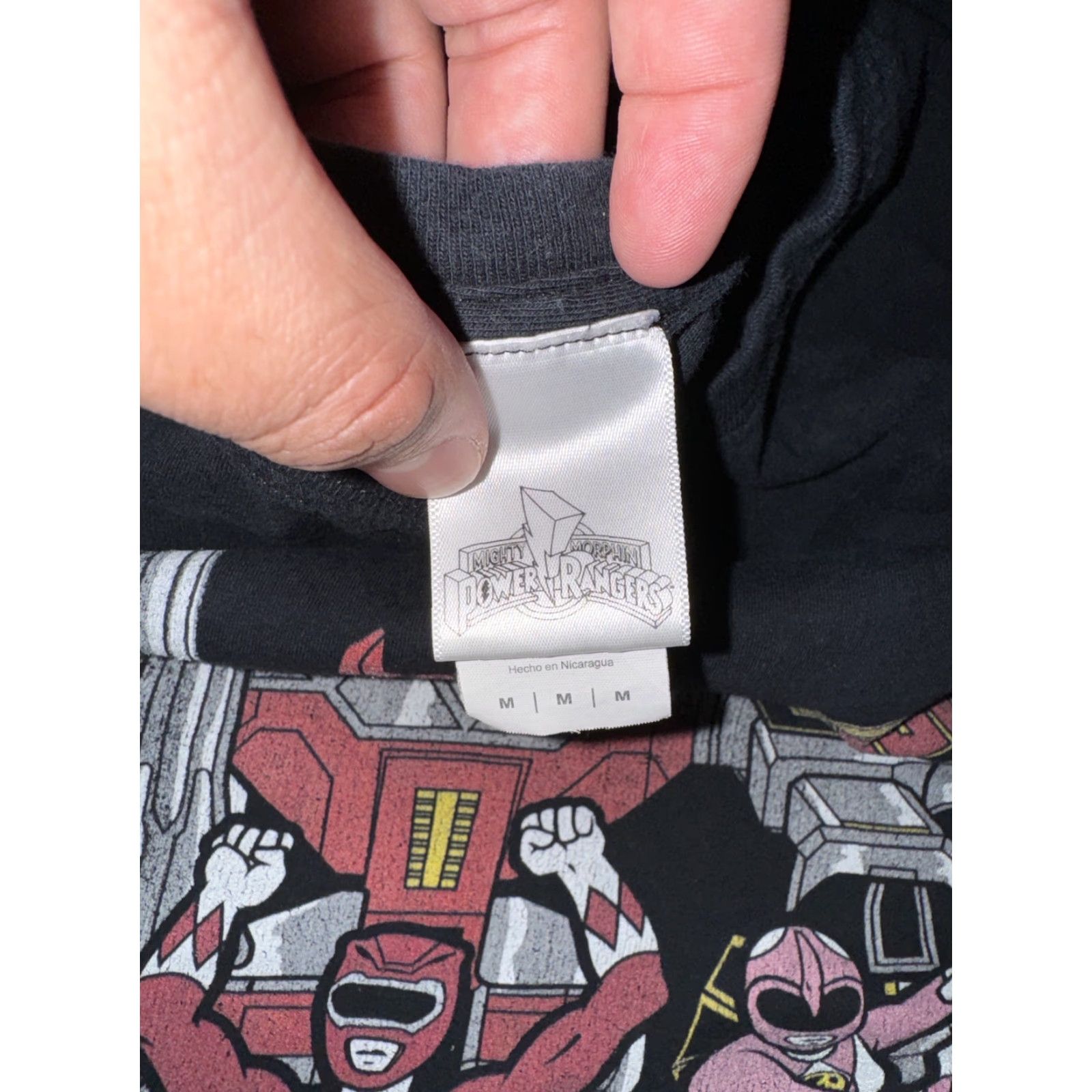 Omega Might Morphin Power Rangers T-Shirt Black M Men 90s Megazord Power Rangers Shirt Size US M / EU 48-50 / 2 - 3 Thumbnail