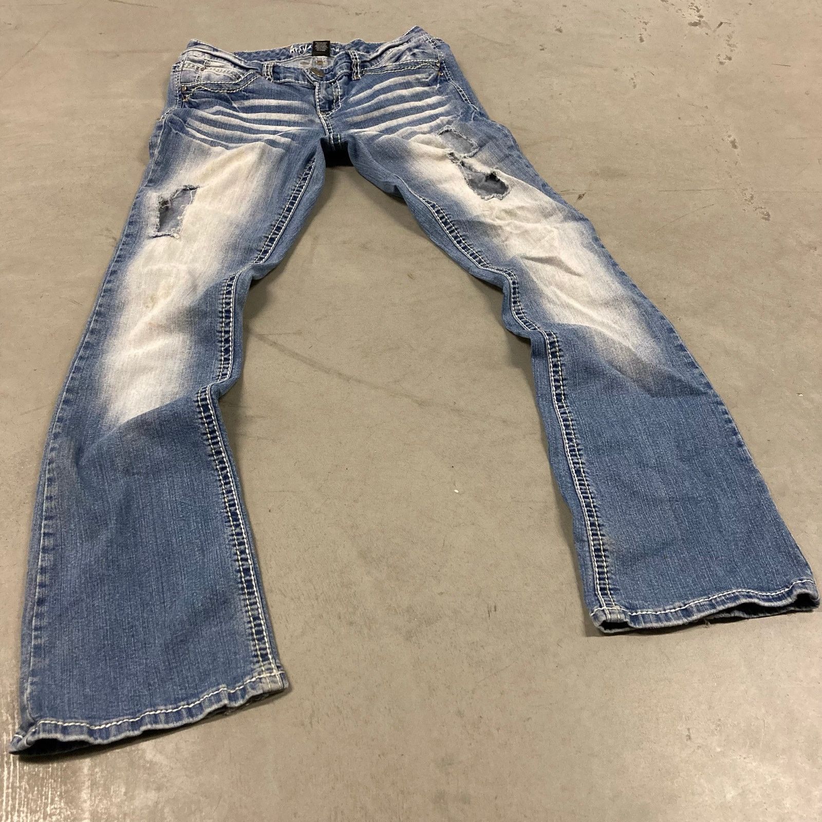 Vintage Y2K low rise Arya western bootcut jeans 29x31 Size 32" / US 10 / IT 46 - 1 Thumbnail