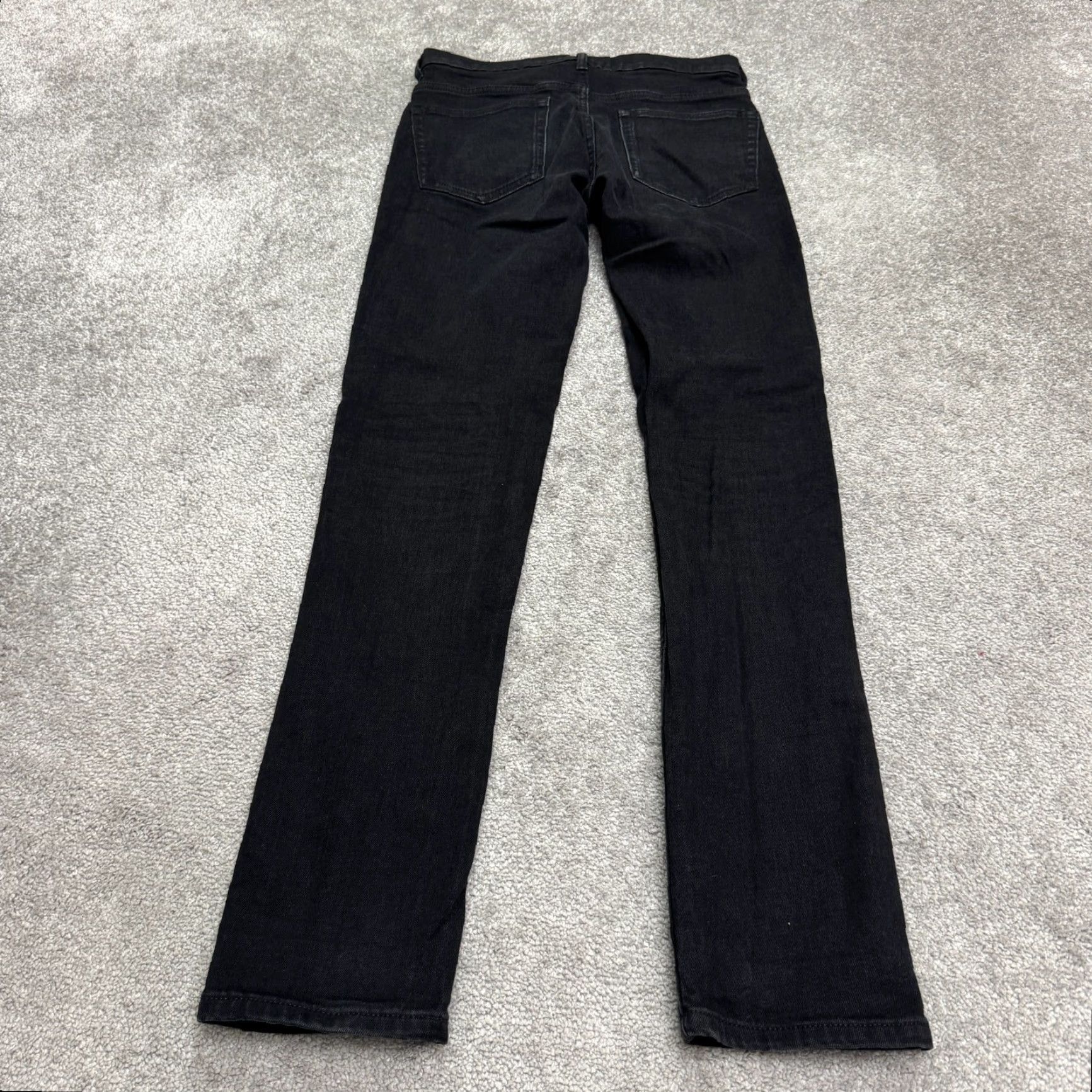 Everlane Everlane Jeans Mens 28x32 Black Denim Straight Classic Fit 5-Pocket Cotton Blend City Streetwear Modern Edge Size US 28 / EU 44 - 2 Thumbnail