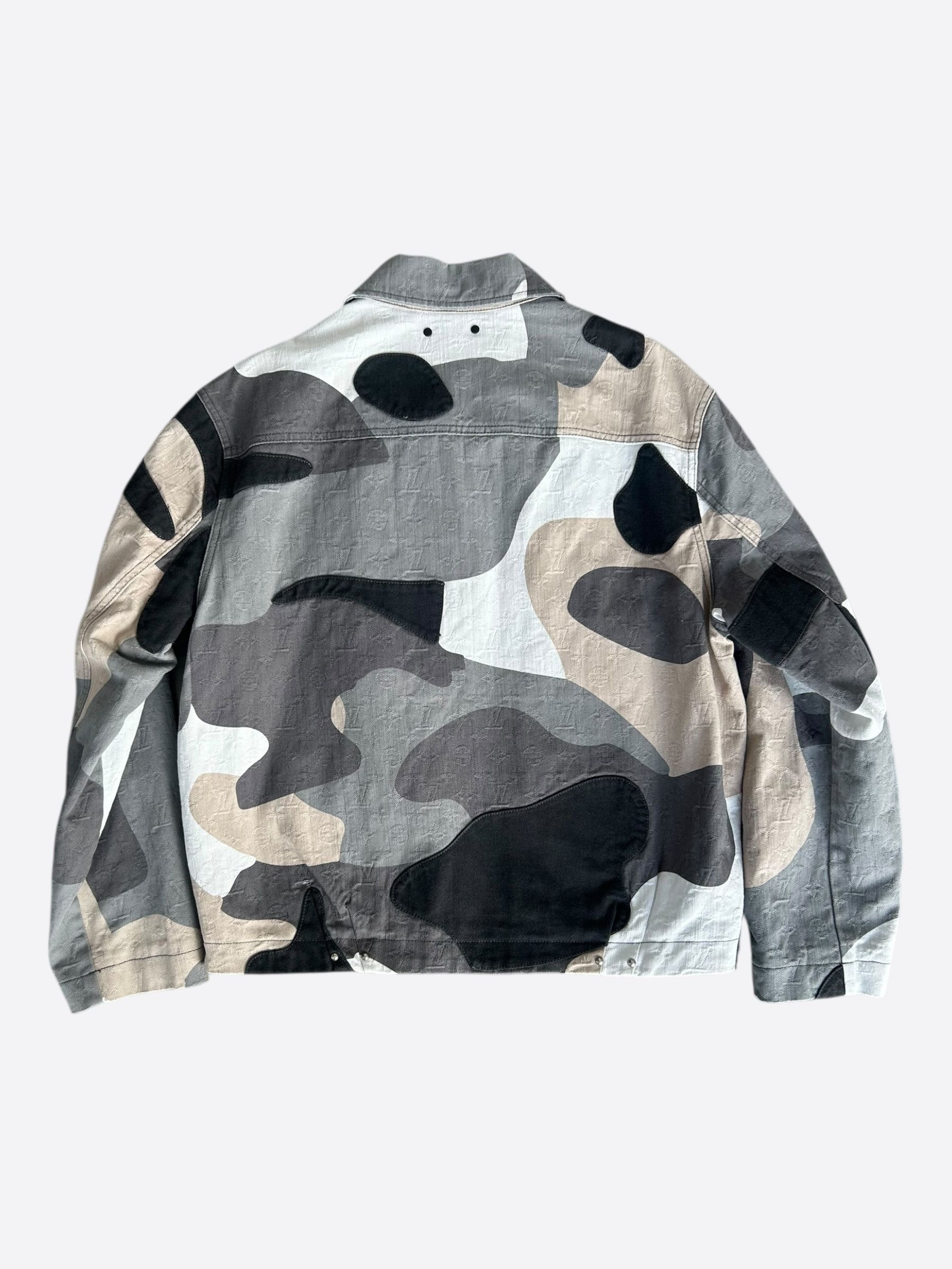 Louis Vuitton Louis Vuitton KidSuper Camouflage Monogram Face Work Jacket Size US M / EU 48-50 / 2 - 2 Thumbnail
