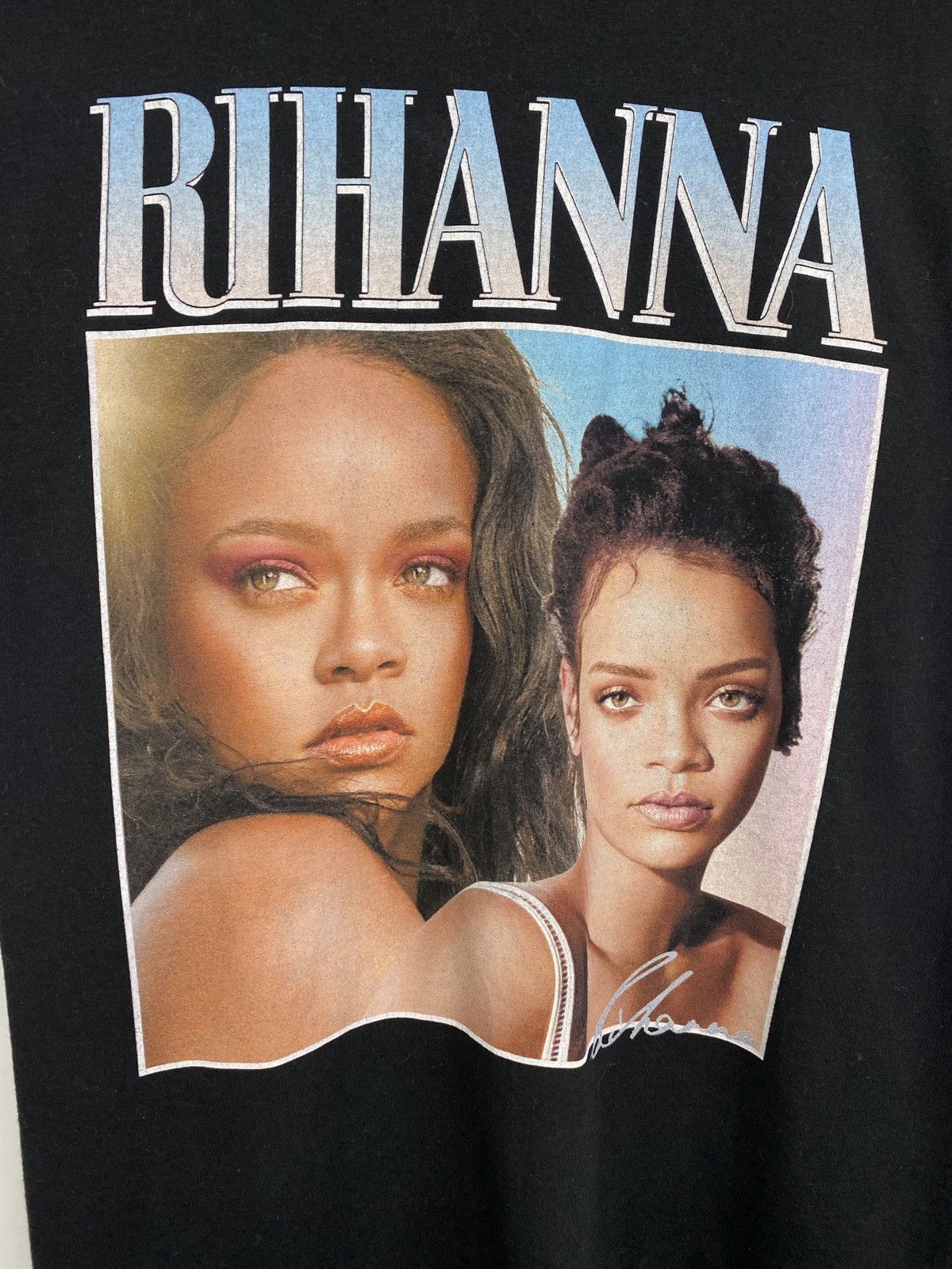 Band Tees × Rap Tees × Vintage 🇺🇸 Rihanna Sexy Girl Black Rap T-Shirt Rare Retro Y2K Hype Size US M / EU 48-50 / 2 - 4 Thumbnail