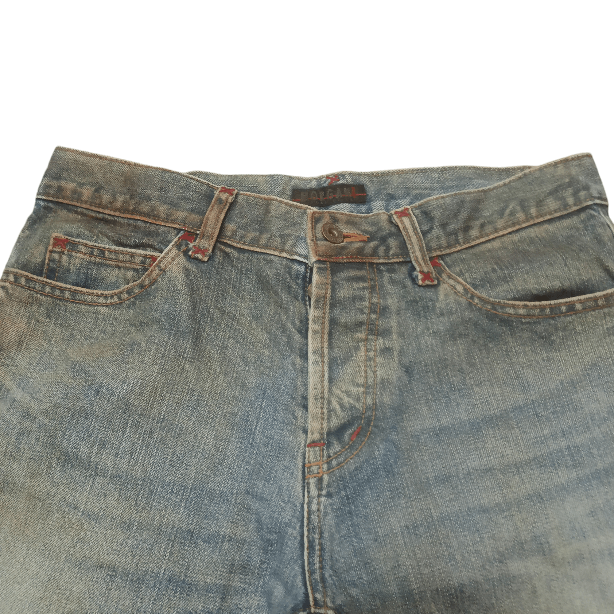 Morgan Homme Japanese Morgan homme distressed jeans Size US 29 - 4 Thumbnail