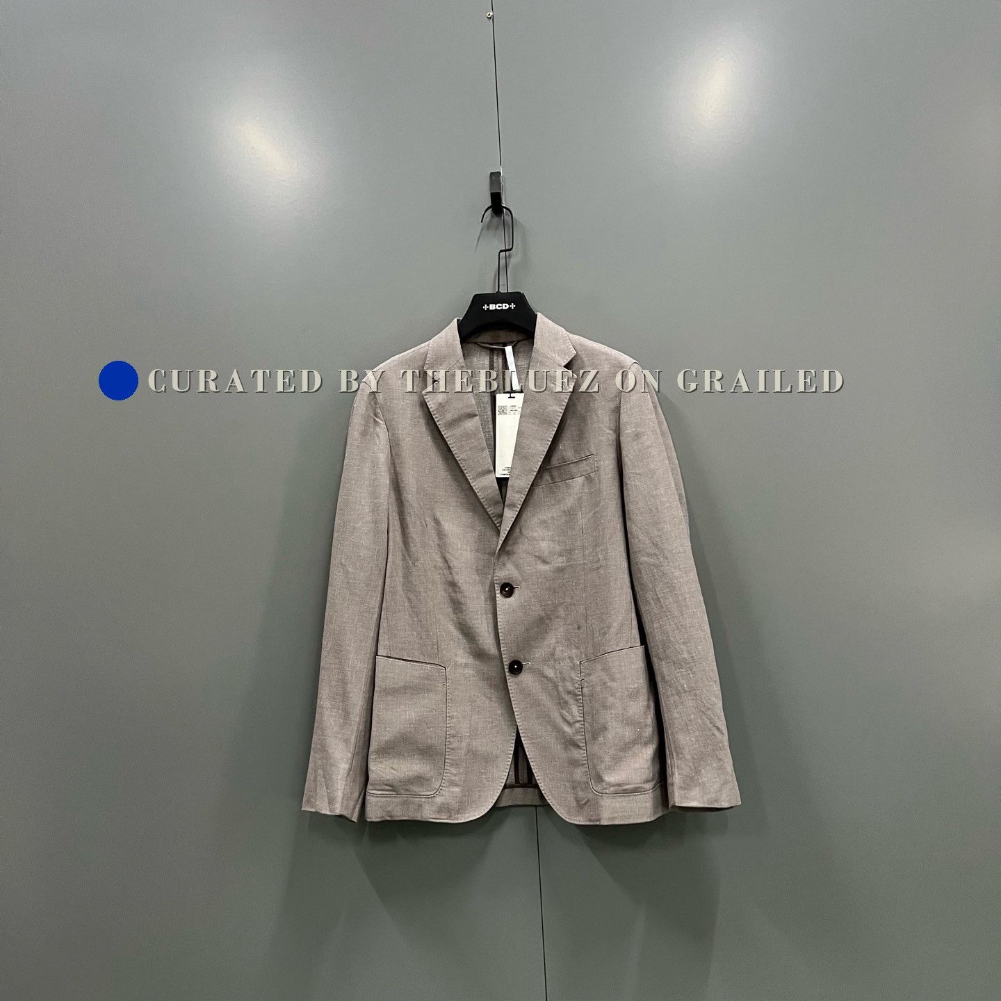 Ermenegildo Zegna Zegna Solid Collar Casual Blazer Size US M / EU 48-50 / 2 - 1 Thumbnail