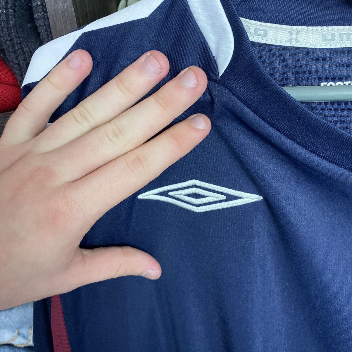 Umbro Vintage Umbro Westham United 2000’s training soccer jersey Size US XL / EU 56 / 4 - 4 Thumbnail